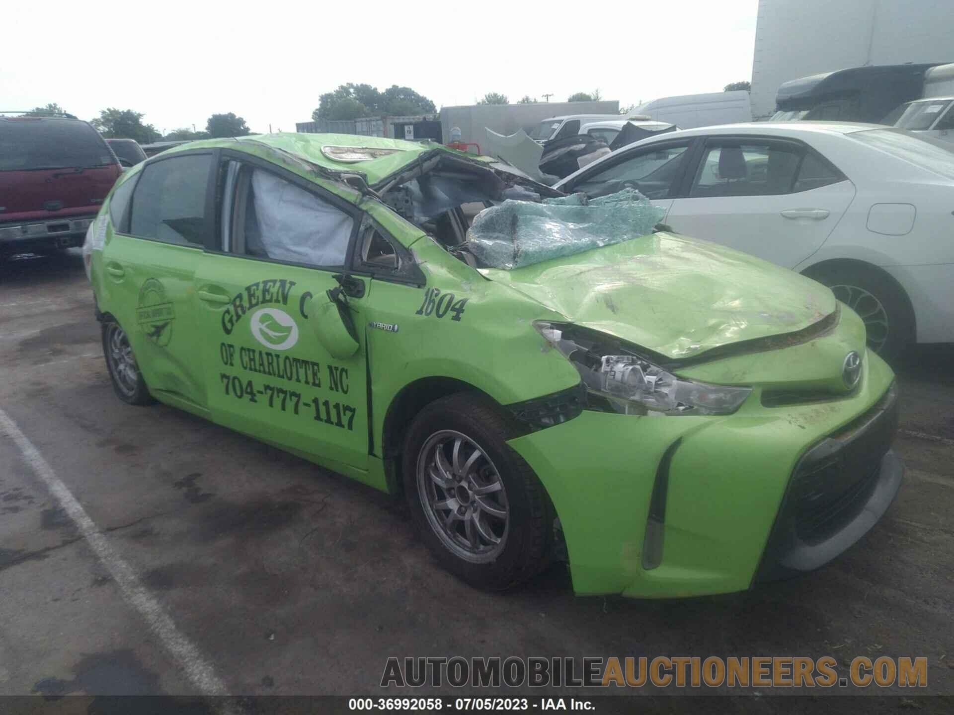 JTDZN3EU5GJ054078 TOYOTA PRIUS V 2016