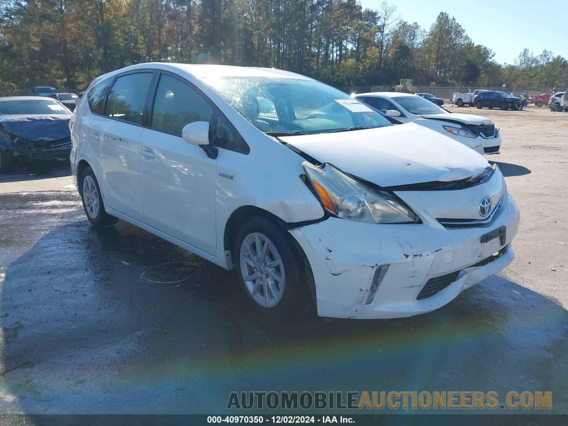 JTDZN3EU6C3101326 TOYOTA PRIUS V 2012