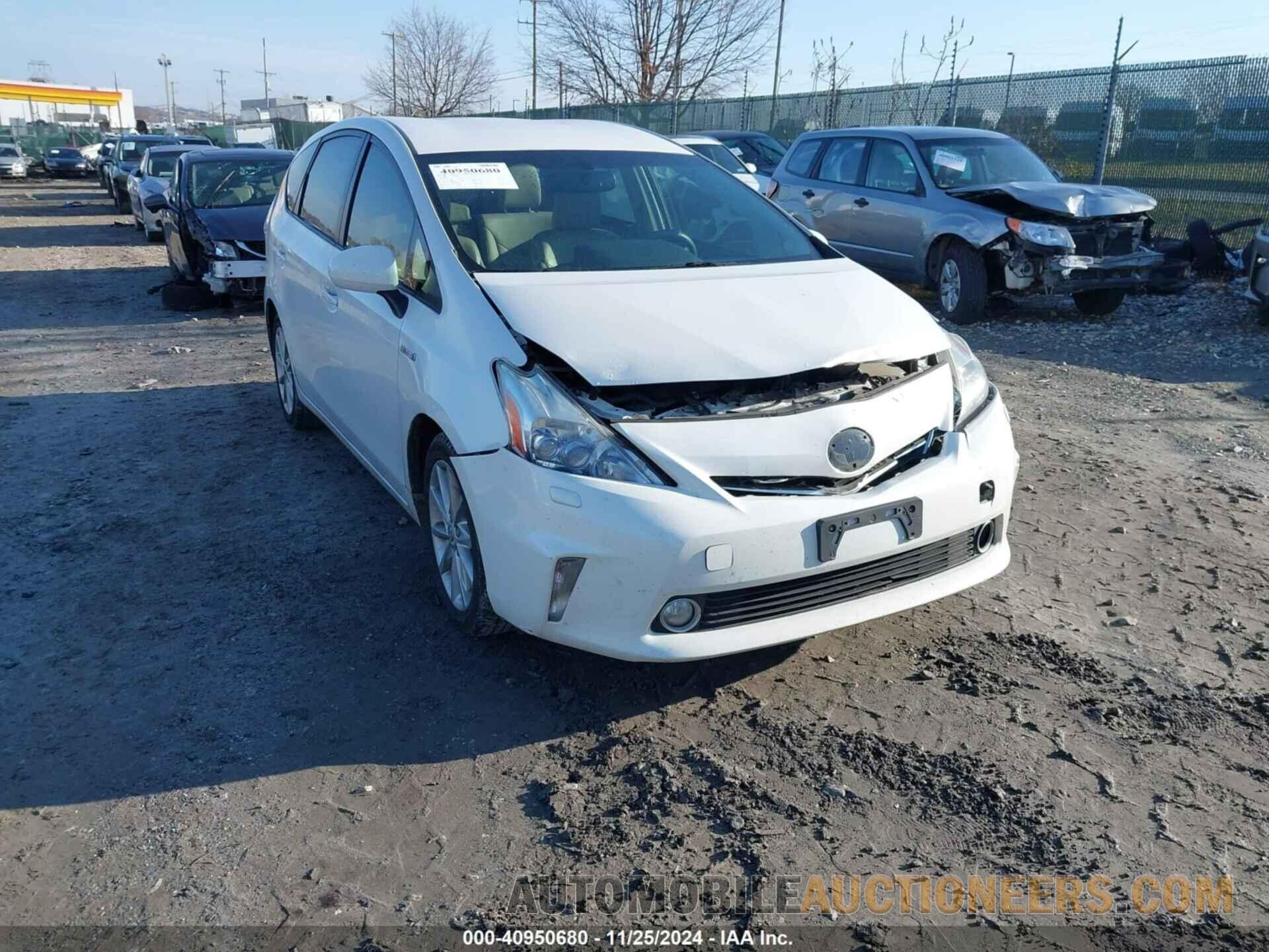 JTDZN3EU6C3141261 TOYOTA PRIUS V 2012