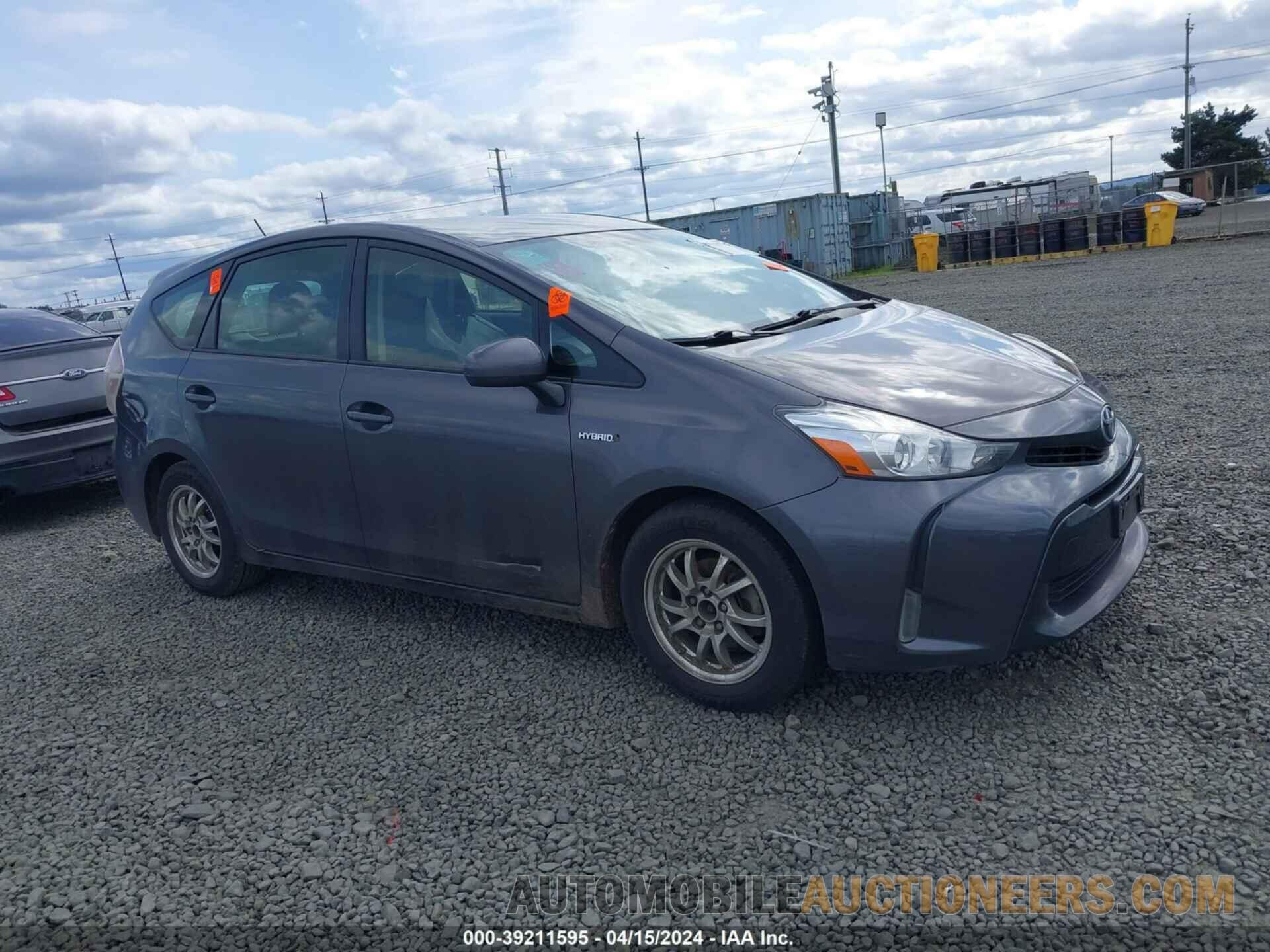 JTDZN3EU6FJ020780 TOYOTA PRIUS V 2015