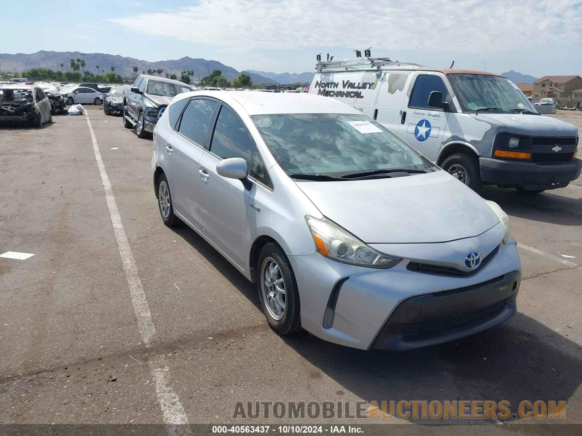 JTDZN3EU6FJ023484 TOYOTA PRIUS V 2015