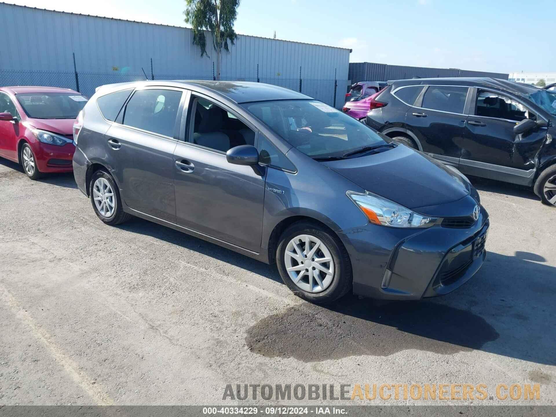 JTDZN3EU6FJ025817 TOYOTA PRIUS V 2015