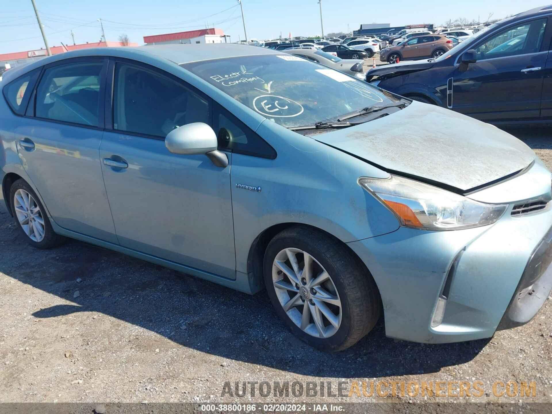 JTDZN3EU6FJ030967 TOYOTA PRIUS V 2015