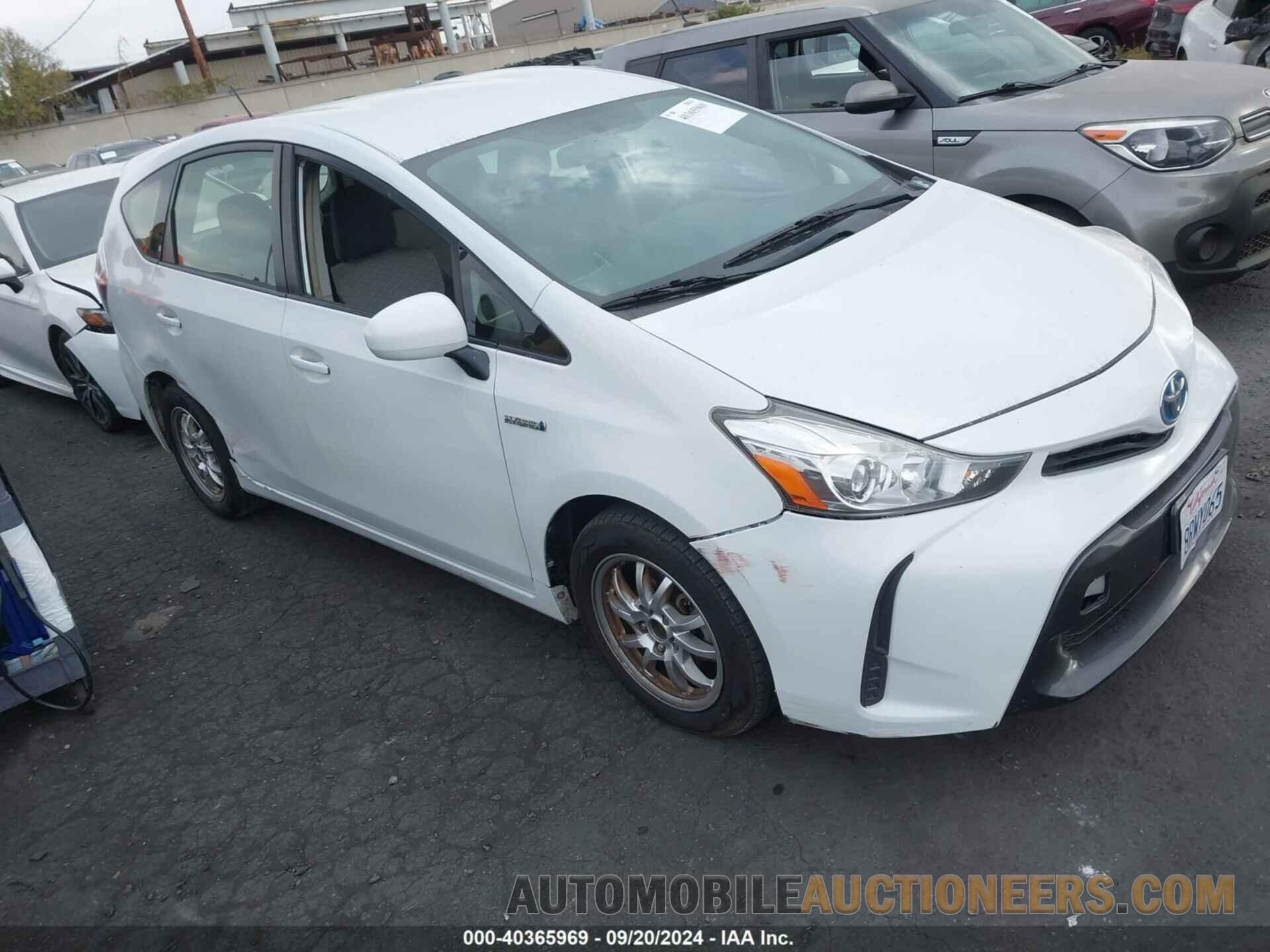 JTDZN3EU6FJ037272 TOYOTA PRIUS V 2015