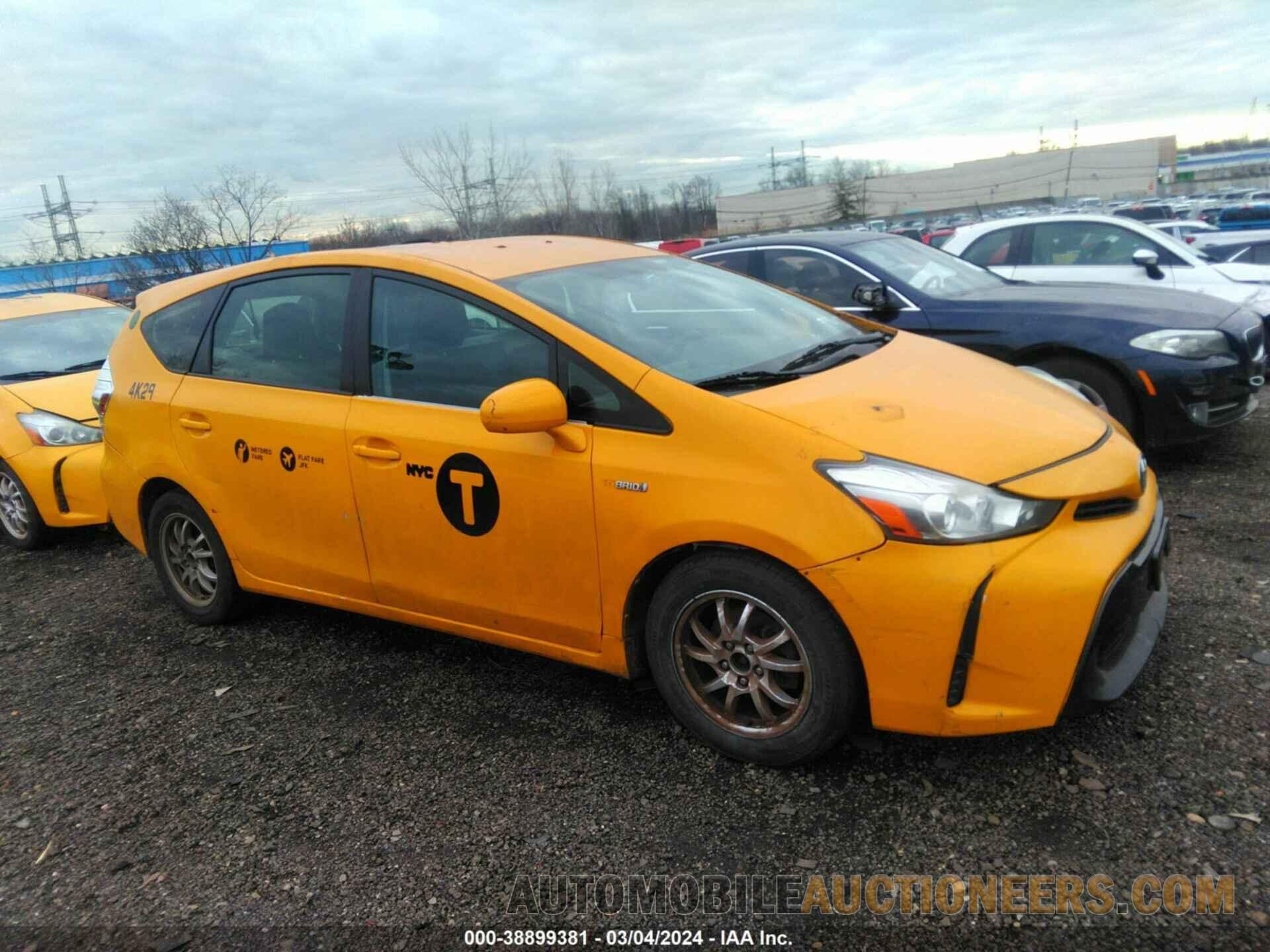 JTDZN3EU6GJ041985 TOYOTA PRIUS V 2016