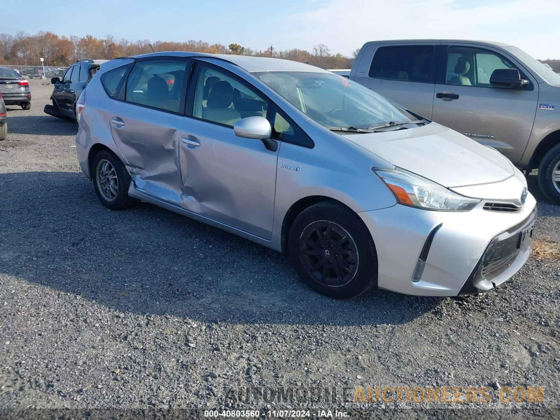 JTDZN3EU6GJ048712 TOYOTA PRIUS V 2016