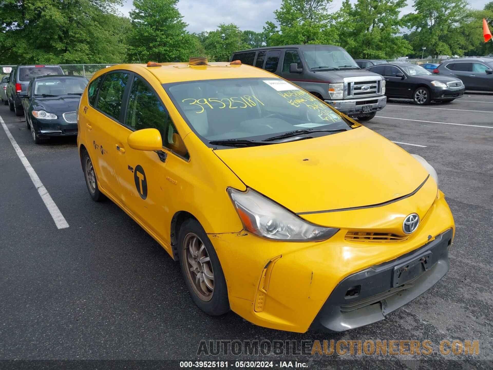 JTDZN3EU6GJ050394 TOYOTA PRIUS V 2016