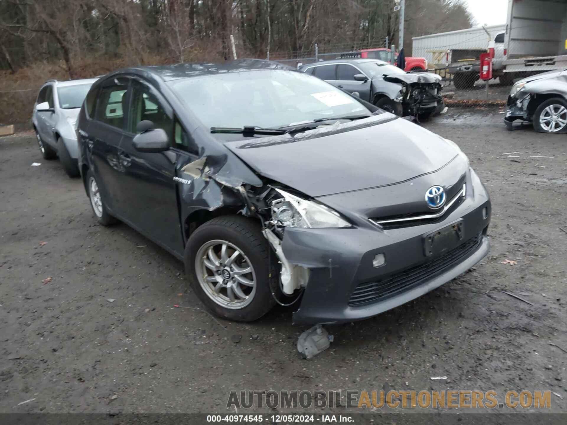 JTDZN3EU7C3024613 TOYOTA PRIUS V 2012