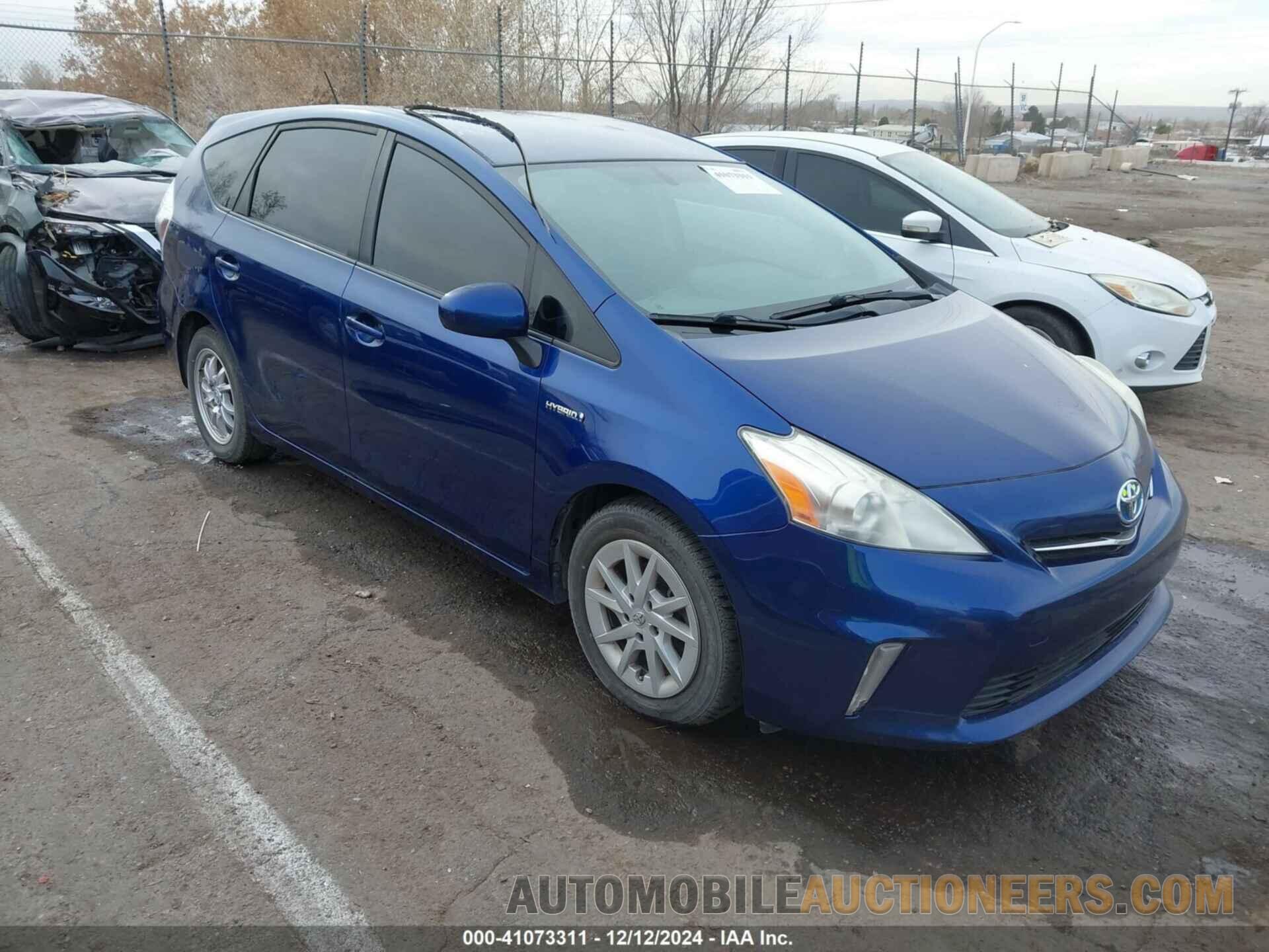 JTDZN3EU7C3037409 TOYOTA PRIUS V 2012