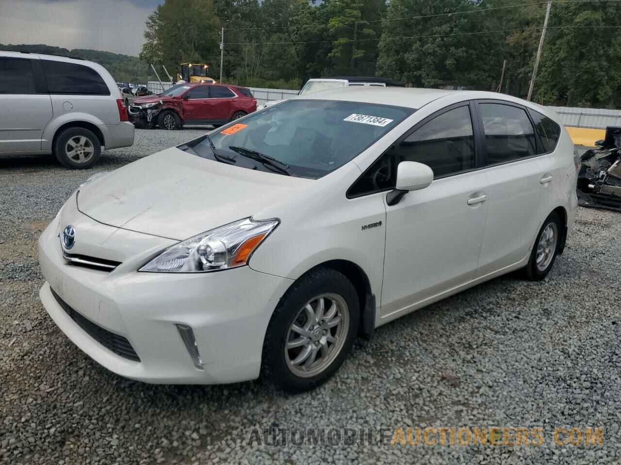 JTDZN3EU7C3110410 TOYOTA PRIUS 2012