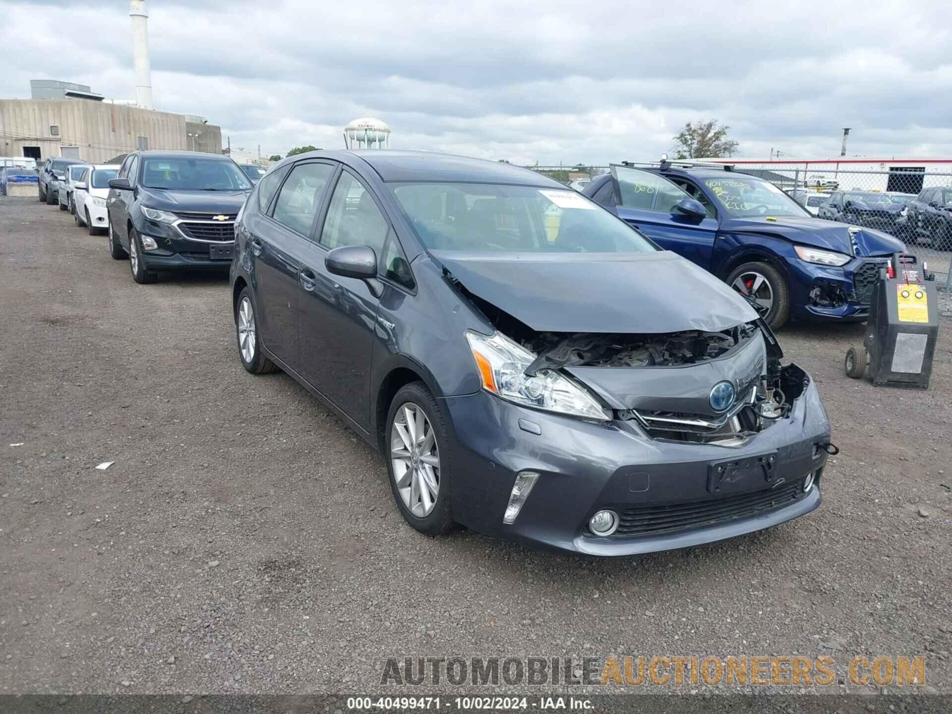 JTDZN3EU7C3126025 TOYOTA PRIUS V 2012