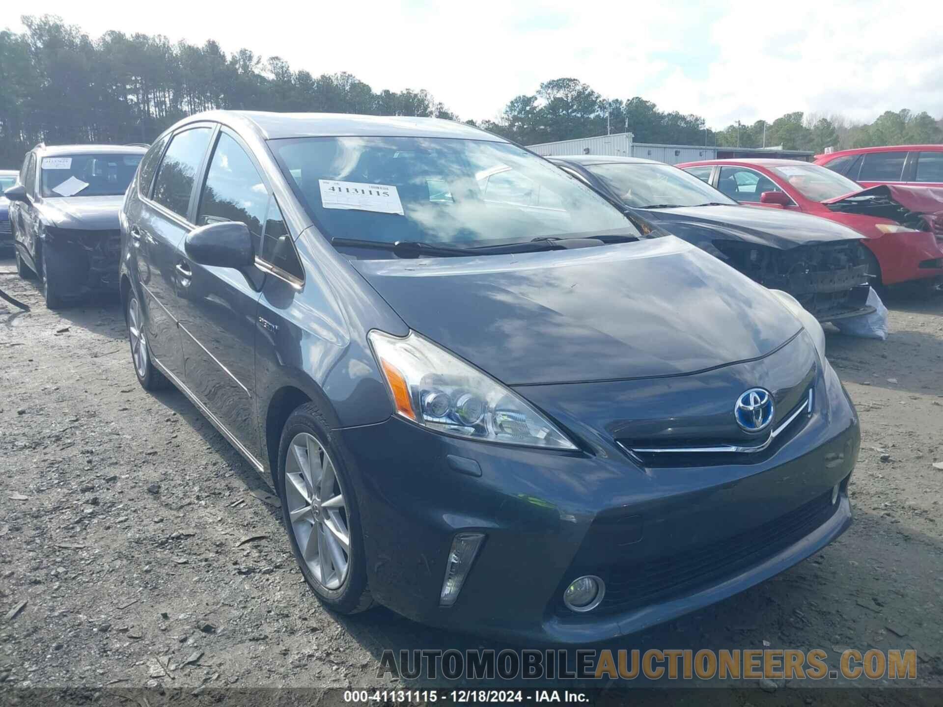 JTDZN3EU7C3138935 TOYOTA PRIUS V 2012