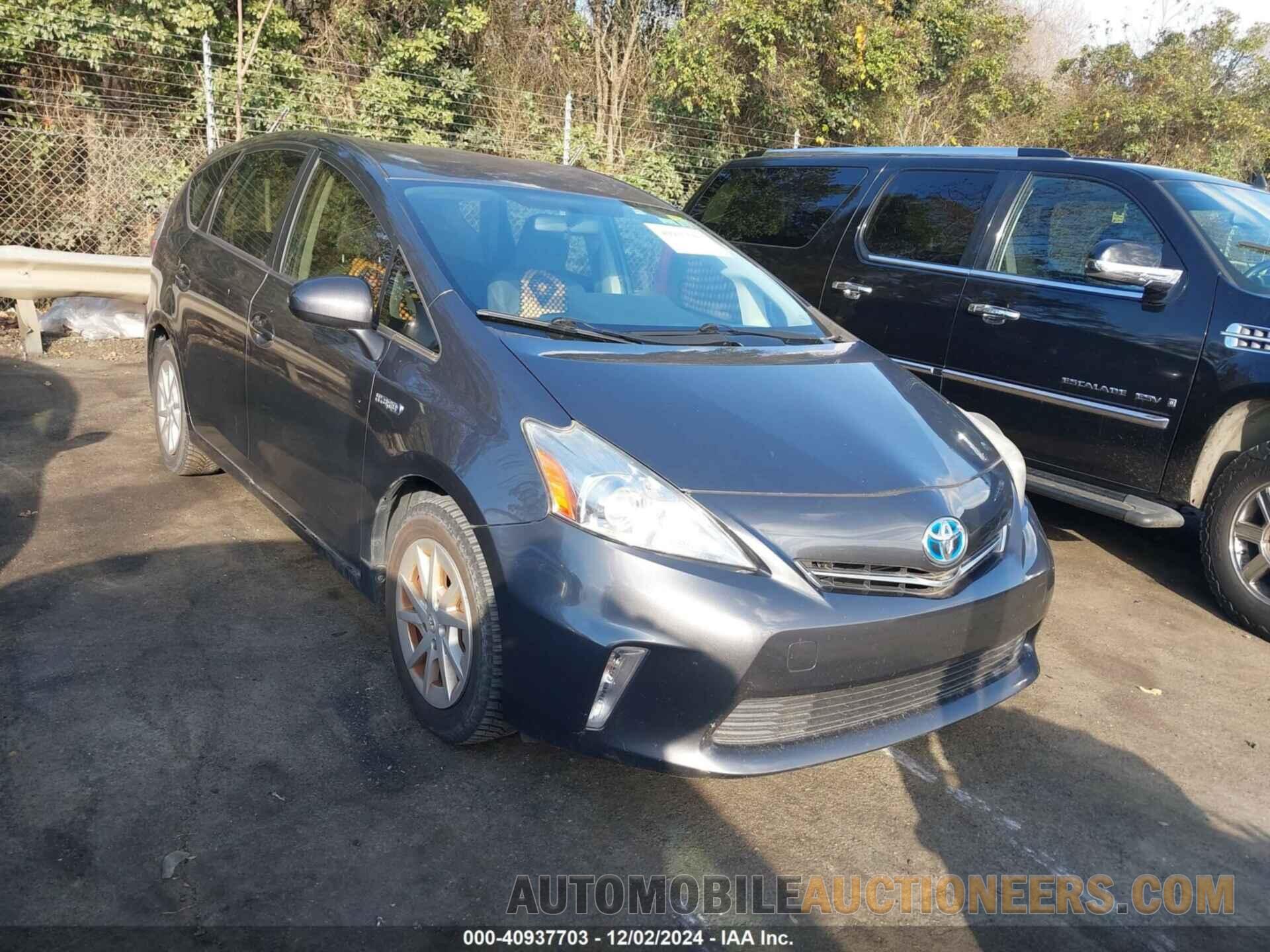 JTDZN3EU7C3156089 TOYOTA PRIUS V 2012