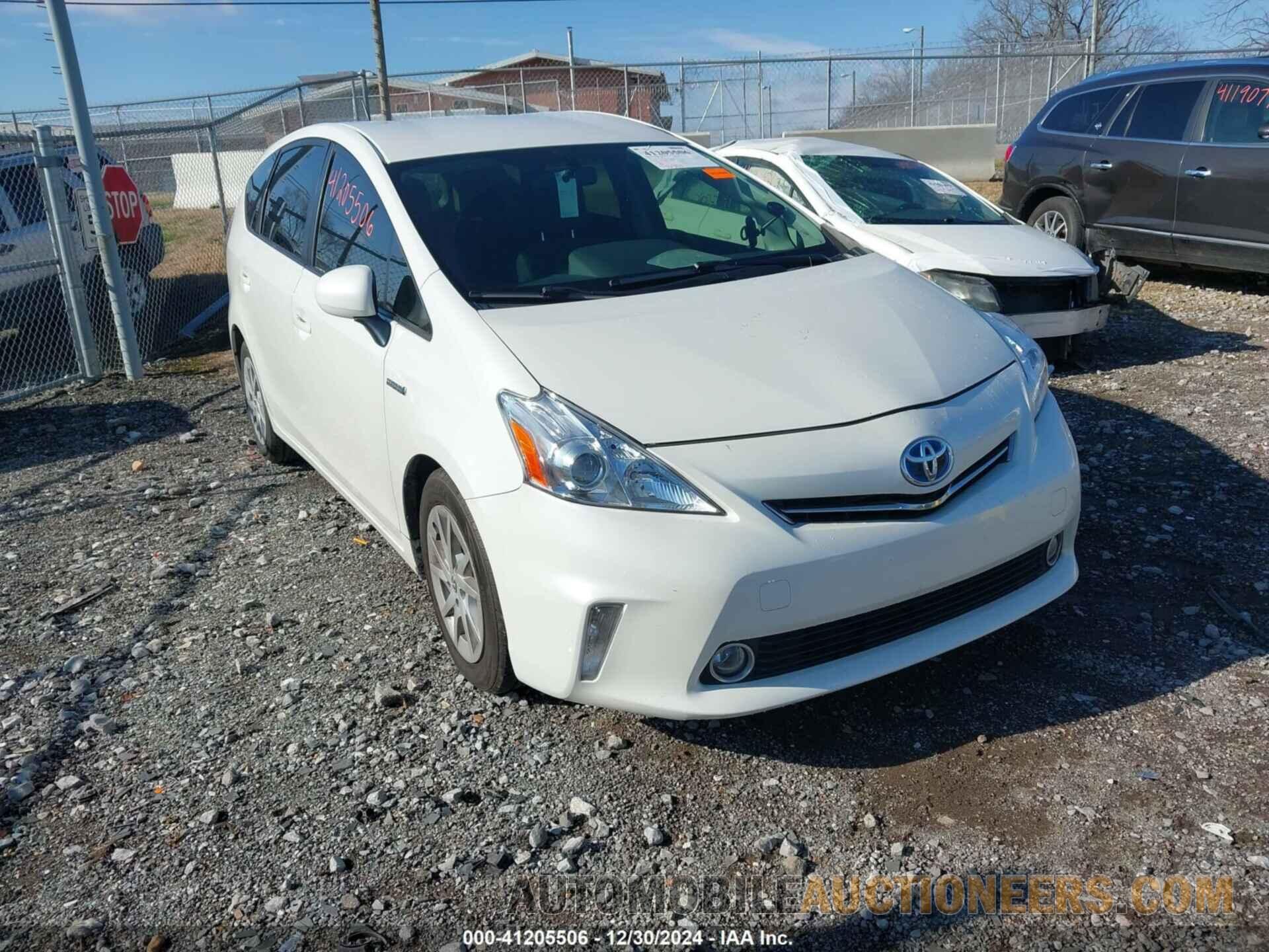 JTDZN3EU7C3179792 TOYOTA PRIUS V 2012