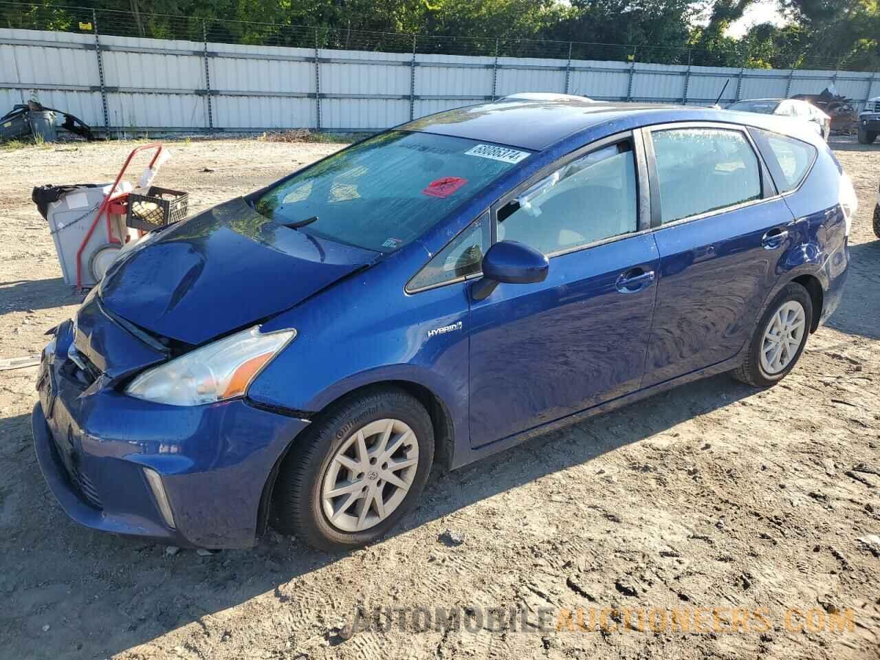 JTDZN3EU7D3215109 TOYOTA PRIUS 2013