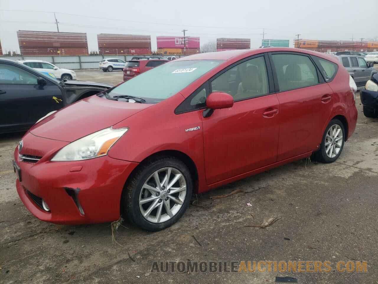 JTDZN3EU7E3331072 TOYOTA PRIUS 2014