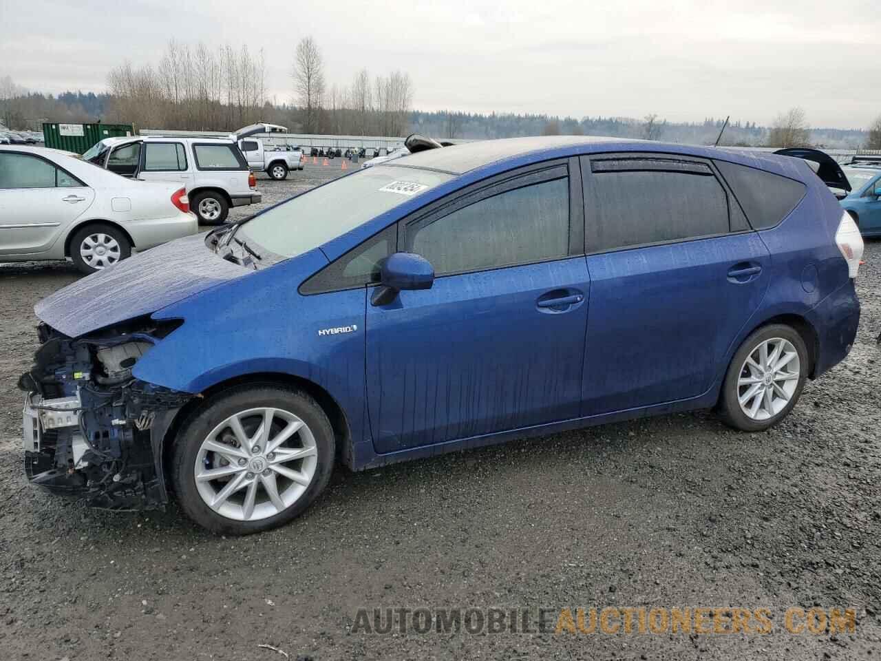 JTDZN3EU8C3019811 TOYOTA PRIUS 2012