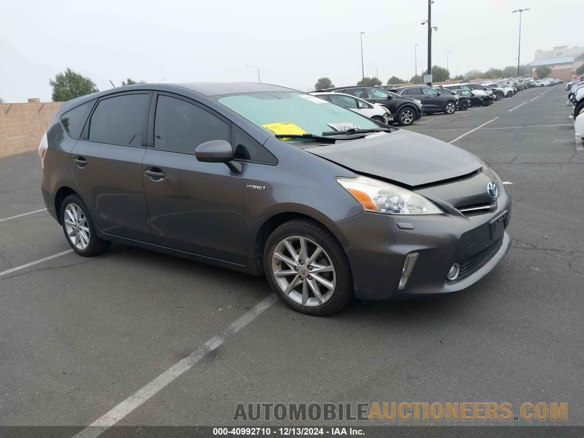 JTDZN3EU8C3028766 TOYOTA PRIUS V 2012