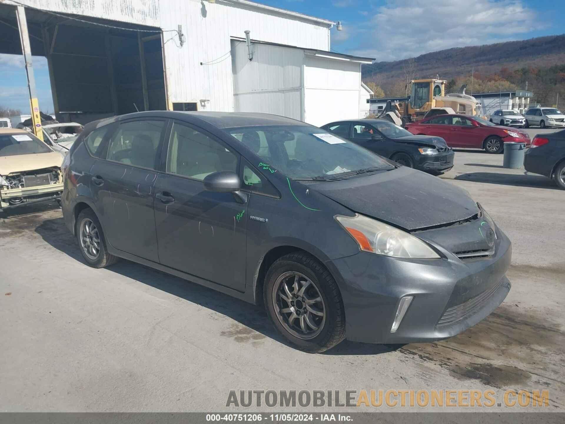 JTDZN3EU8E3320226 TOYOTA PRIUS V 2014