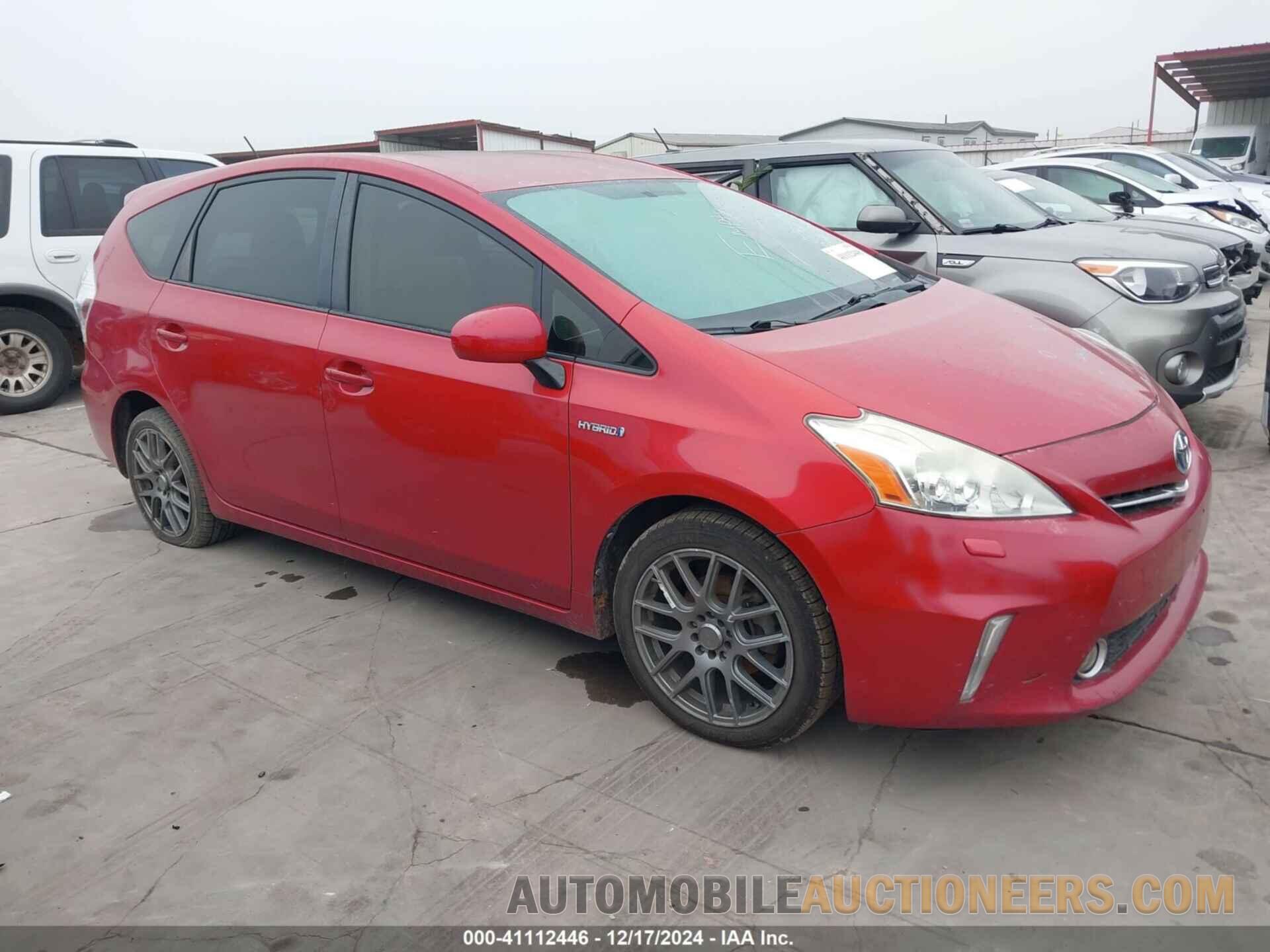 JTDZN3EU8EJ013117 TOYOTA PRIUS V 2014