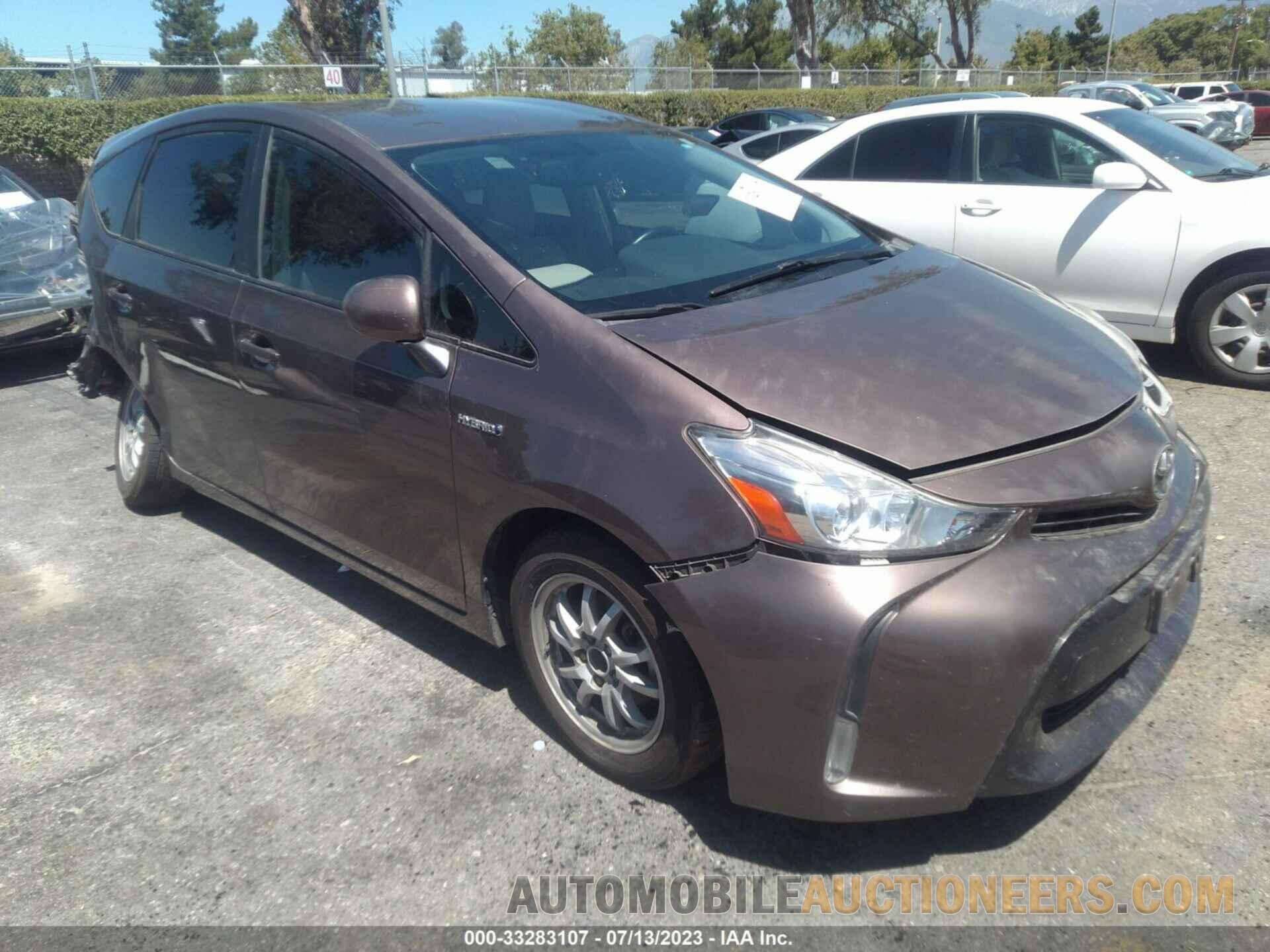 JTDZN3EU8FJ021350 TOYOTA PRIUS V 2015