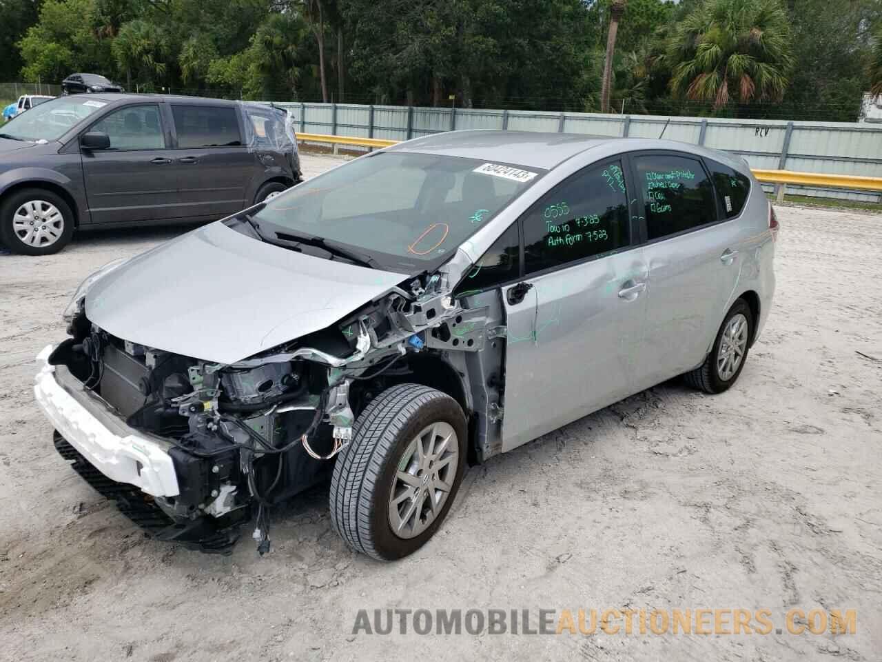 JTDZN3EU8FJ027357 TOYOTA PRIUS 2015