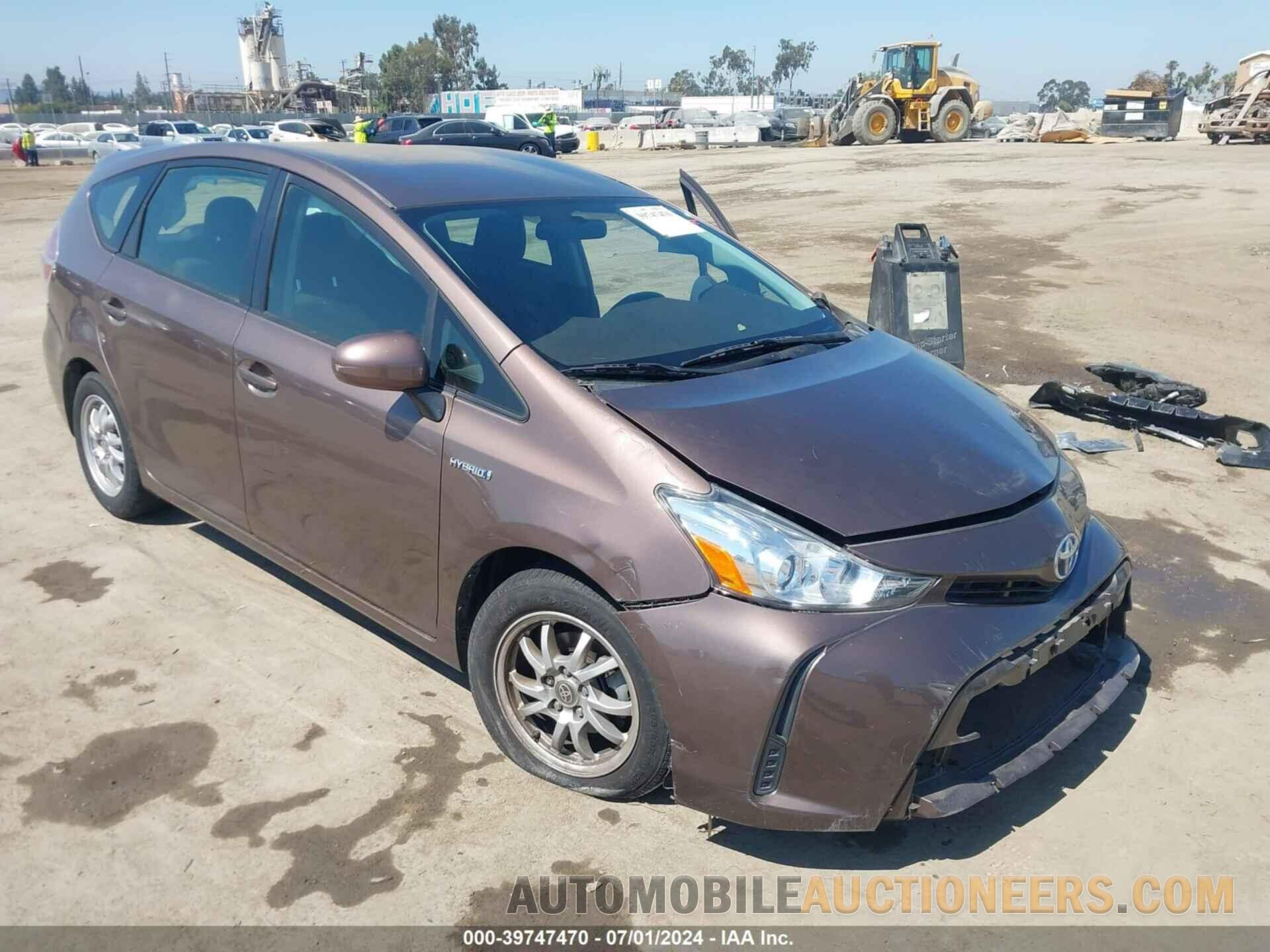 JTDZN3EU8FJ028072 TOYOTA PRIUS V 2015