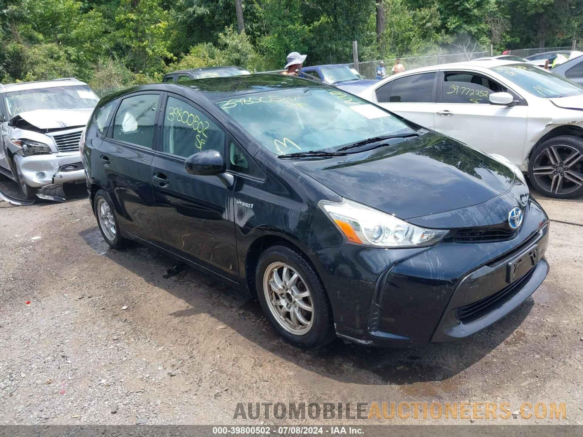 JTDZN3EU8FJ030727 TOYOTA PRIUS V 2015