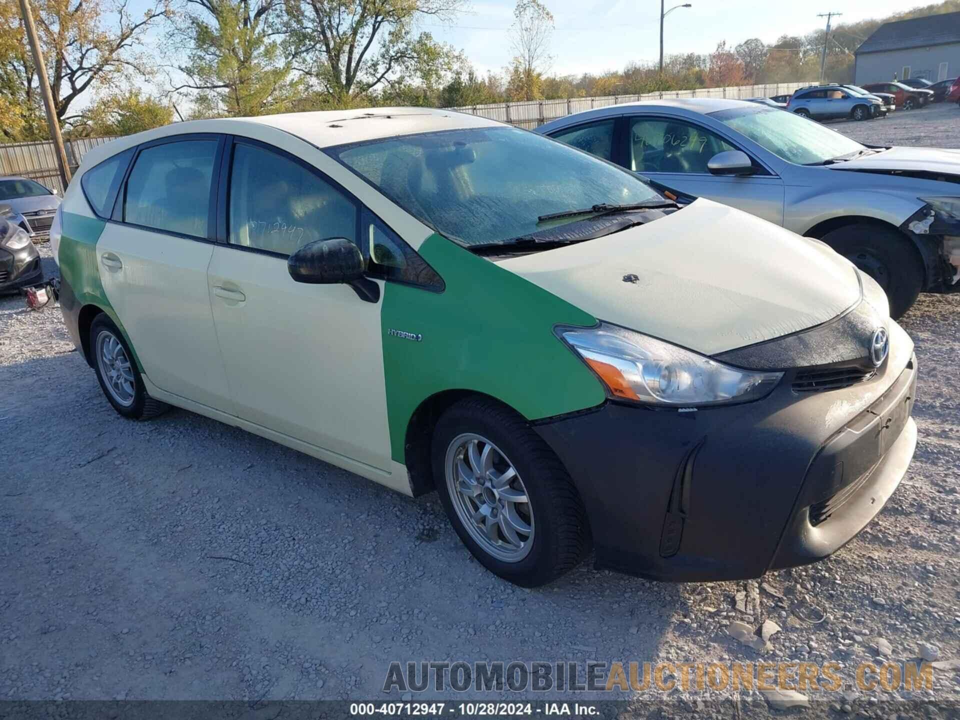 JTDZN3EU8FJ033451 TOYOTA PRIUS V 2015