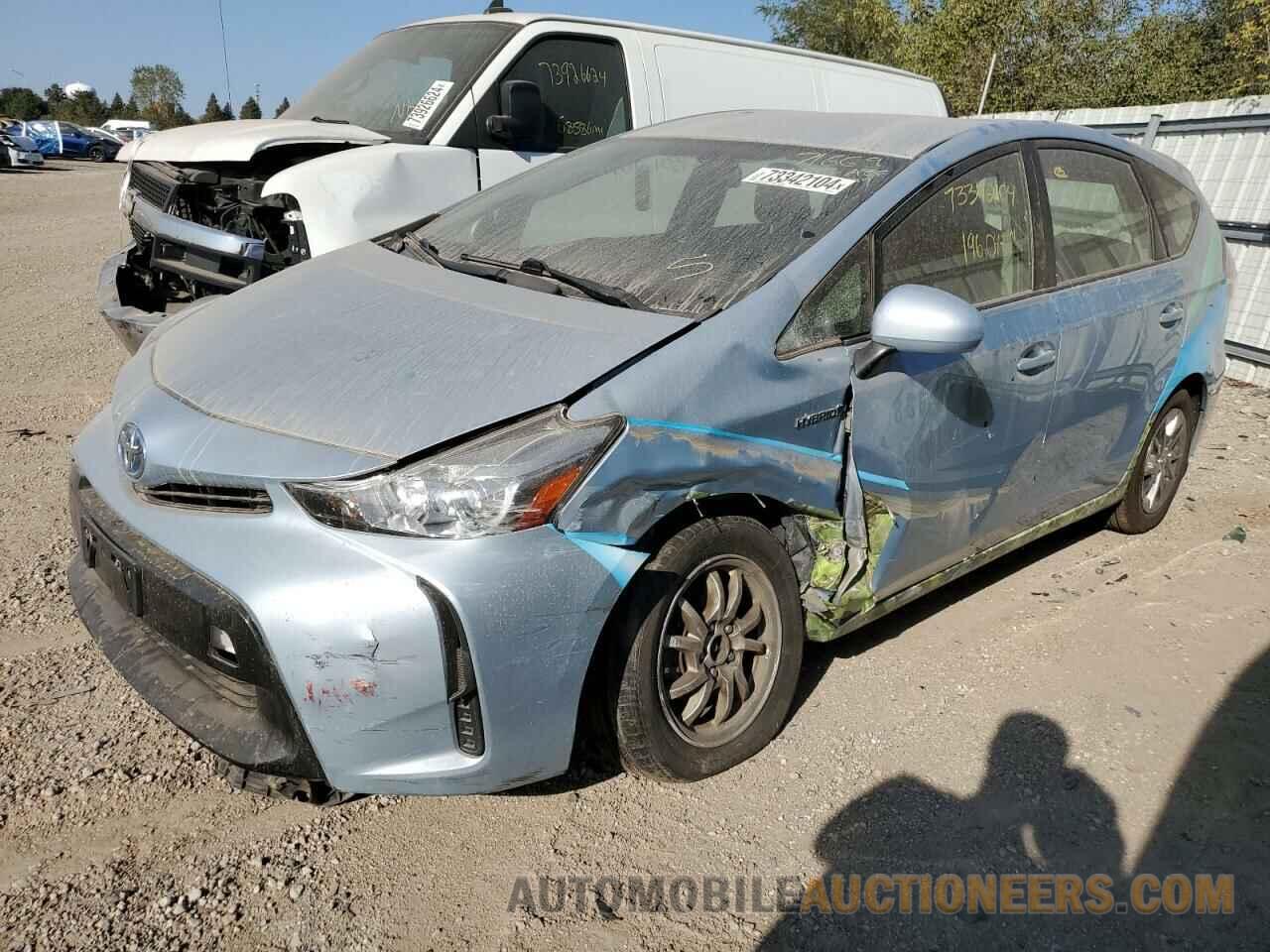 JTDZN3EU8FJ039461 TOYOTA PRIUS 2015