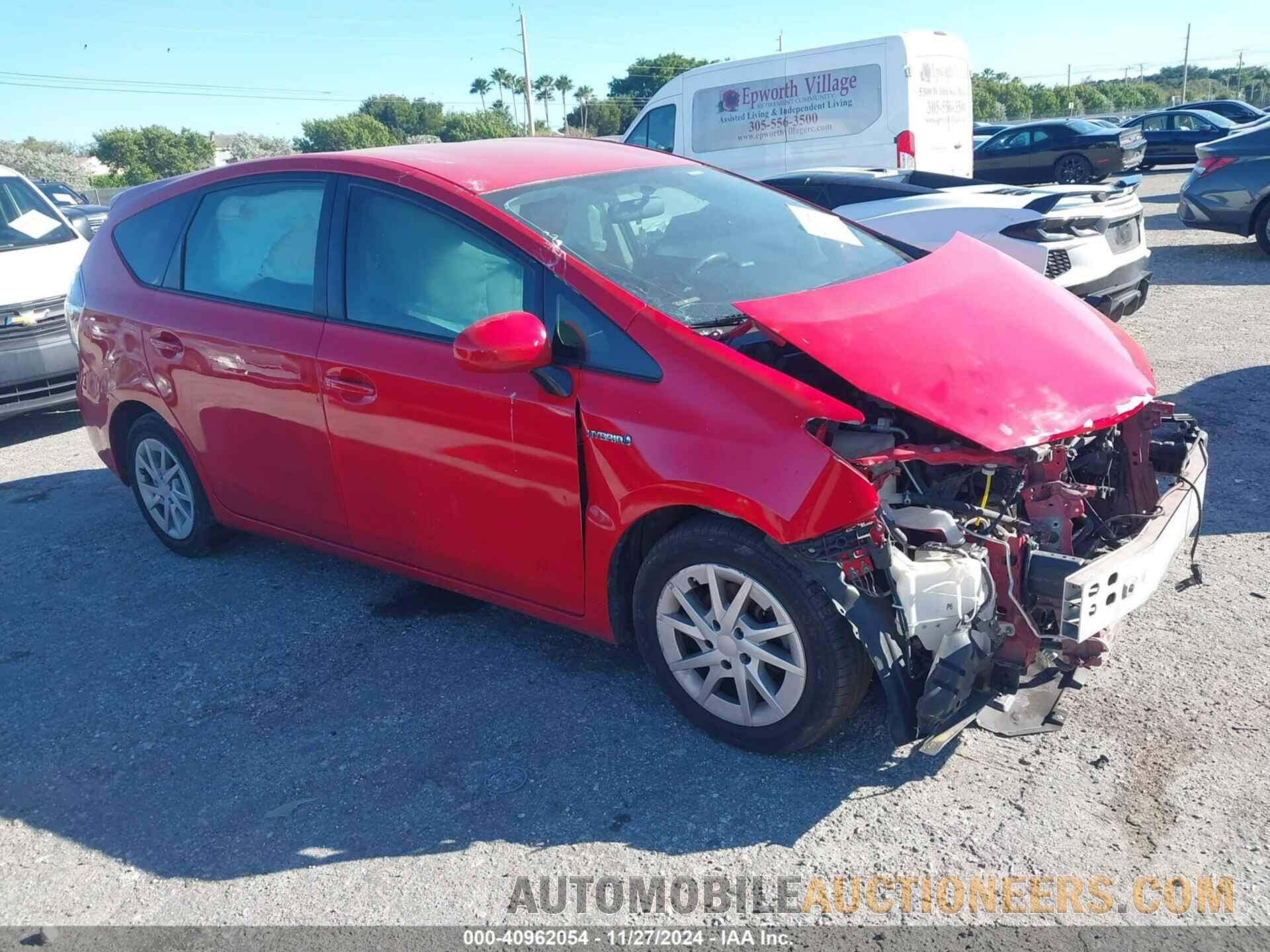 JTDZN3EU8GJ041616 TOYOTA PRIUS V 2016