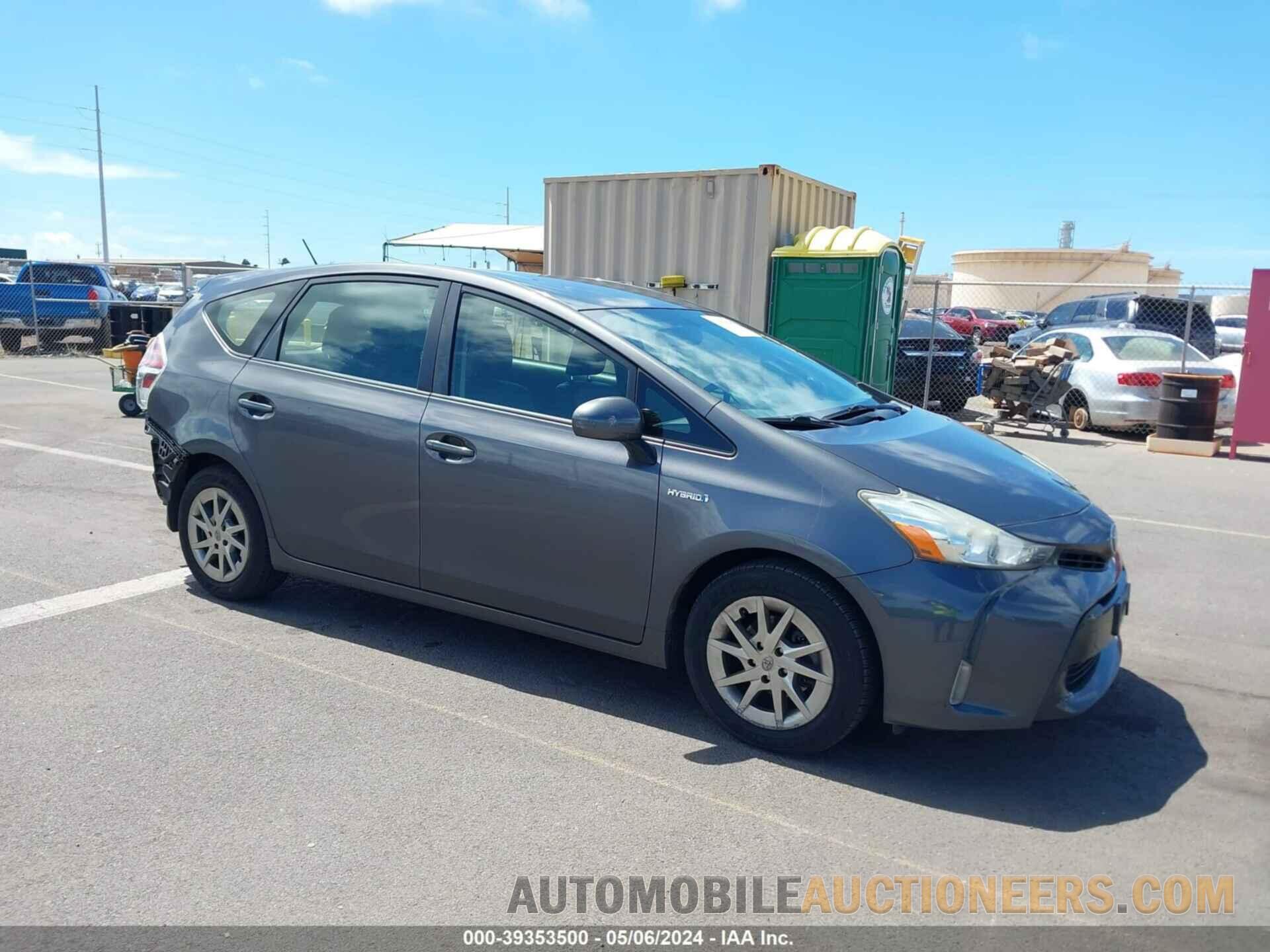 JTDZN3EU8GJ042250 TOYOTA PRIUS V 2016