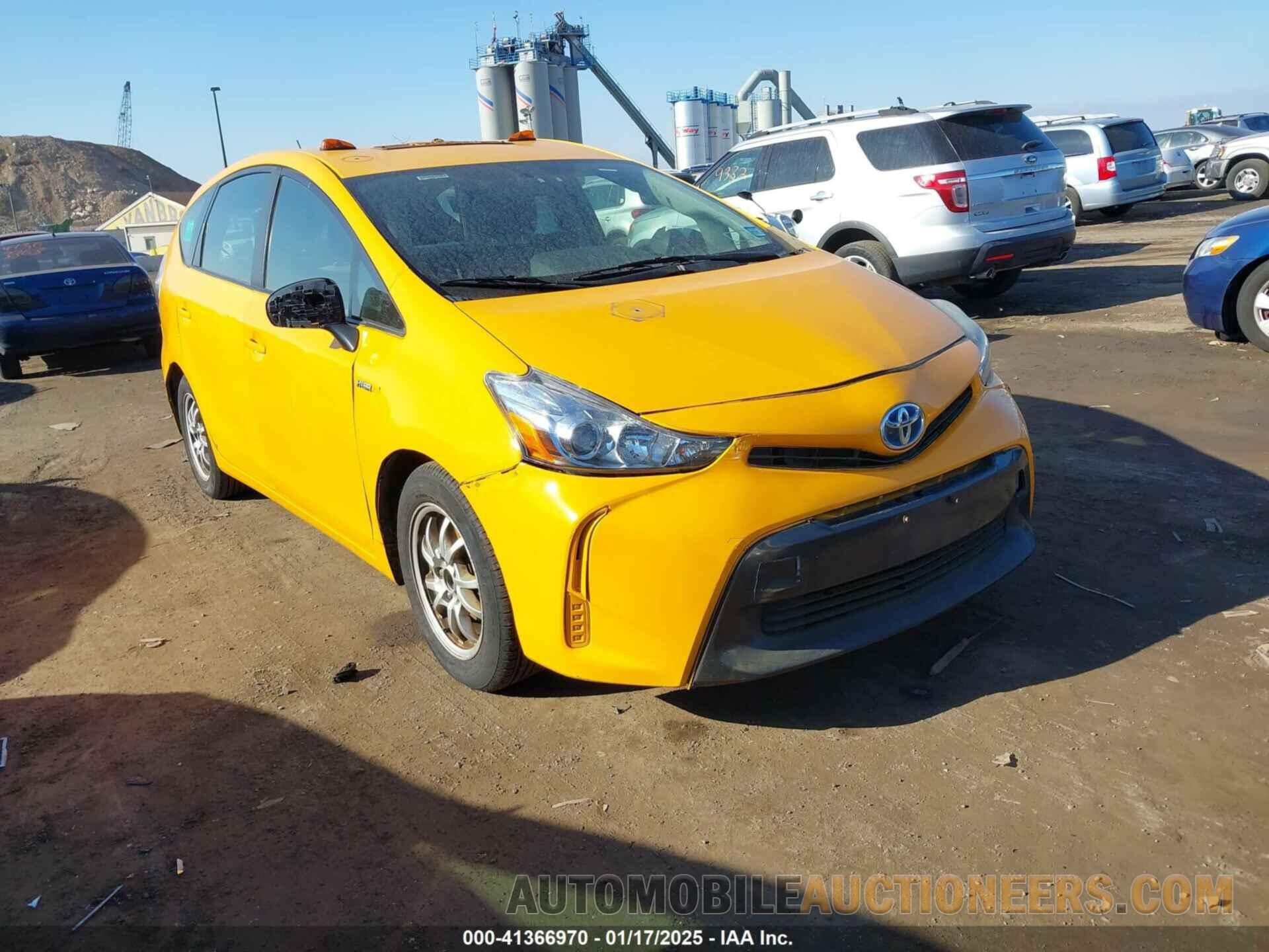 JTDZN3EU8GJ043947 TOYOTA PRIUS V 2016