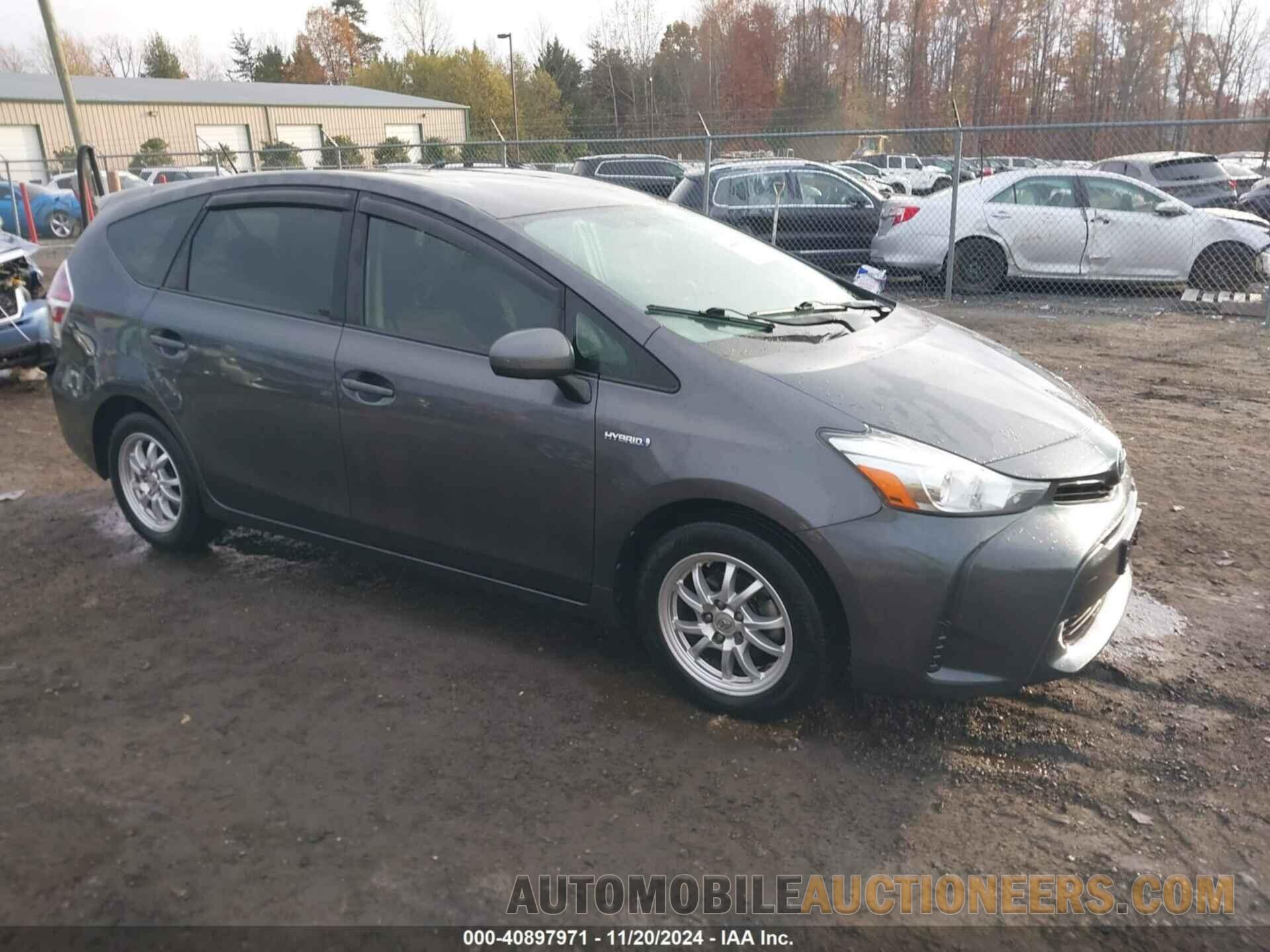 JTDZN3EU8GJ045259 TOYOTA PRIUS V 2016