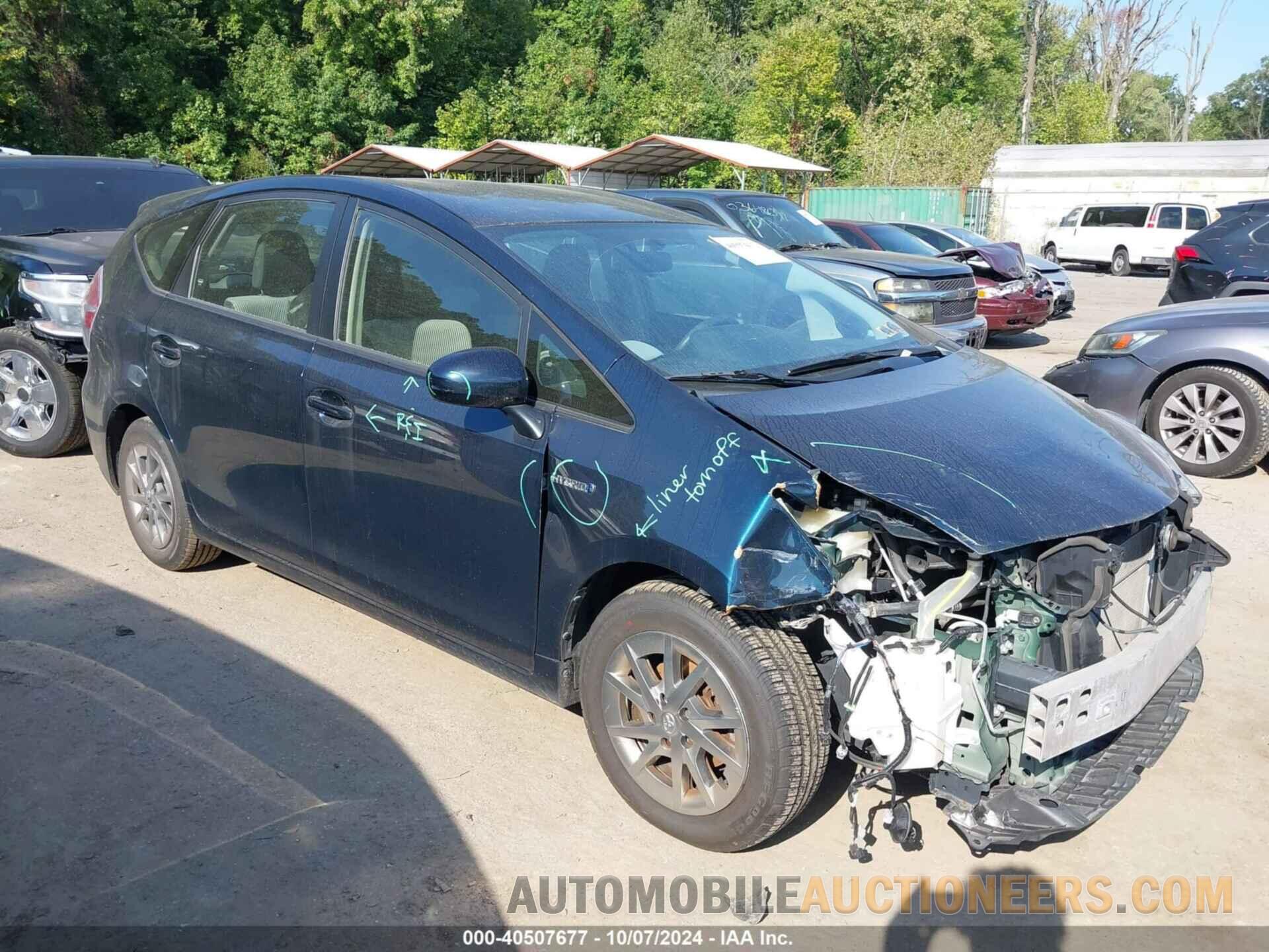 JTDZN3EU8HJ062838 TOYOTA PRIUS V 2017