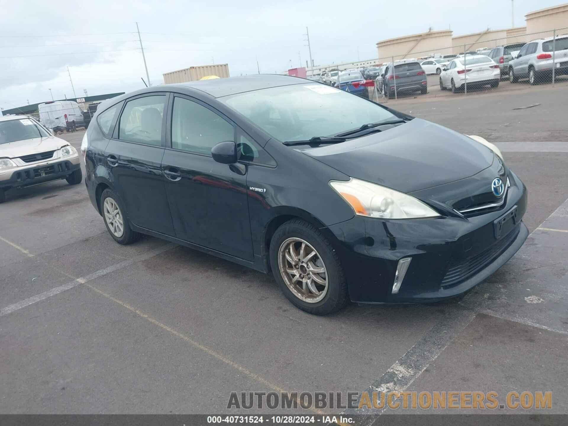 JTDZN3EU9C3028842 TOYOTA PRIUS V 2012