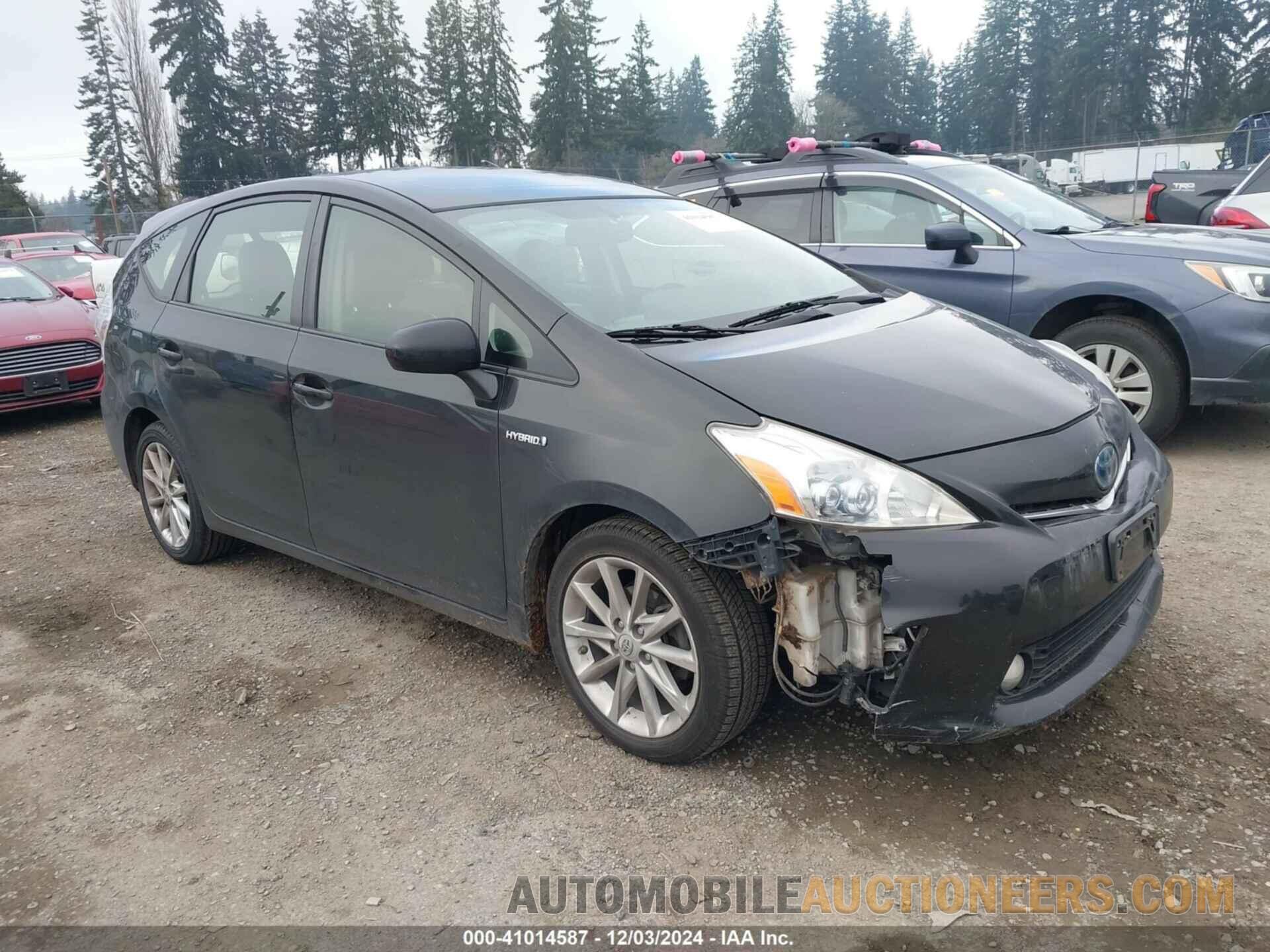 JTDZN3EU9C3128116 TOYOTA PRIUS V 2012