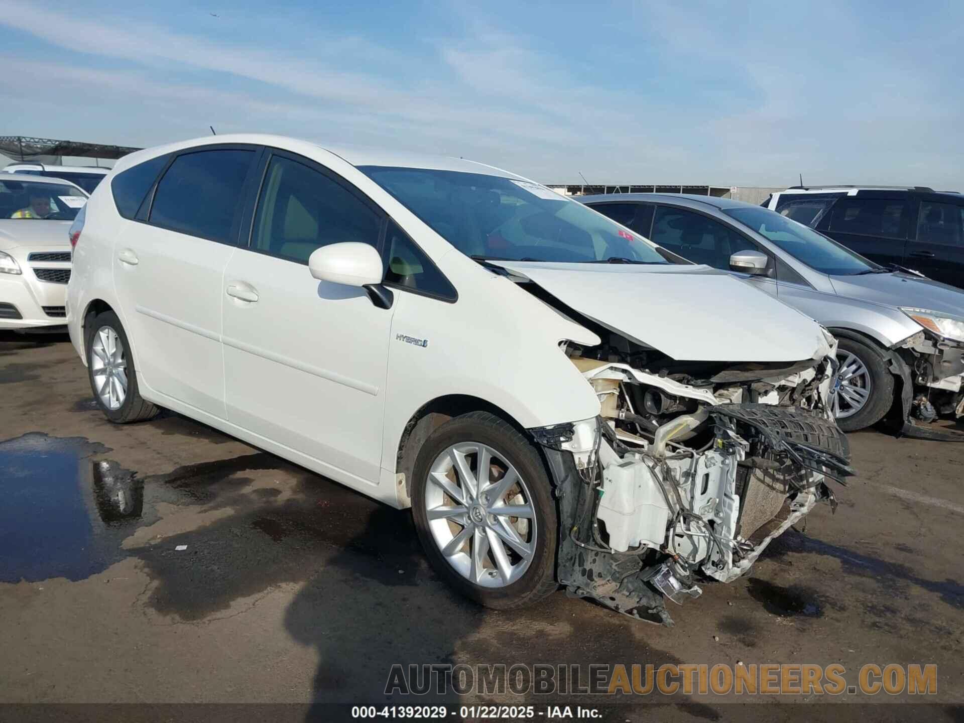 JTDZN3EU9C3159611 TOYOTA PRIUS V 2012