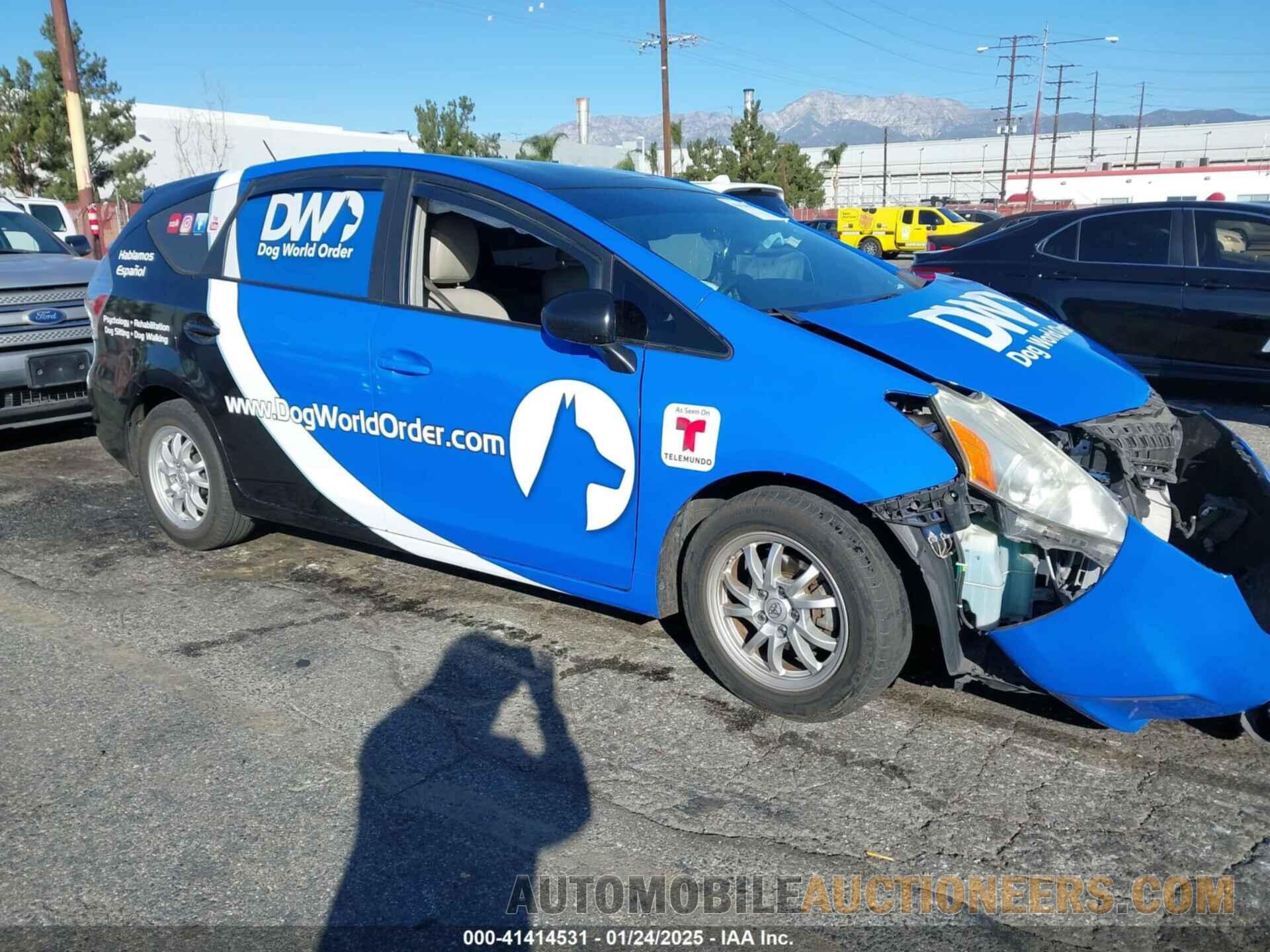 JTDZN3EU9D3210316 TOYOTA PRIUS V 2013