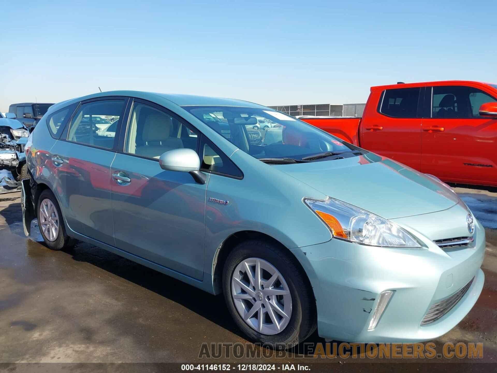 JTDZN3EU9D3282715 TOYOTA PRIUS V 2013