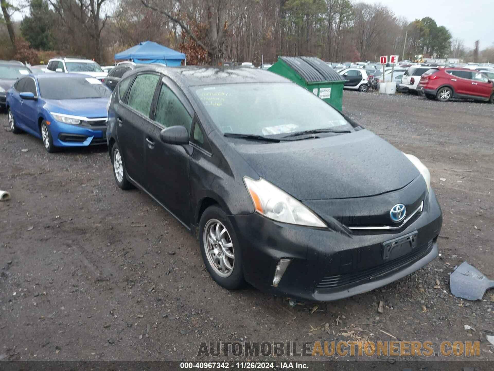 JTDZN3EU9E3326262 TOYOTA PRIUS V 2014