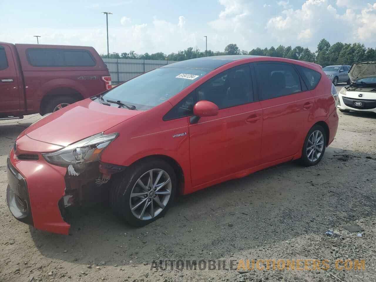 JTDZN3EU9FJ017081 TOYOTA PRIUS 2015