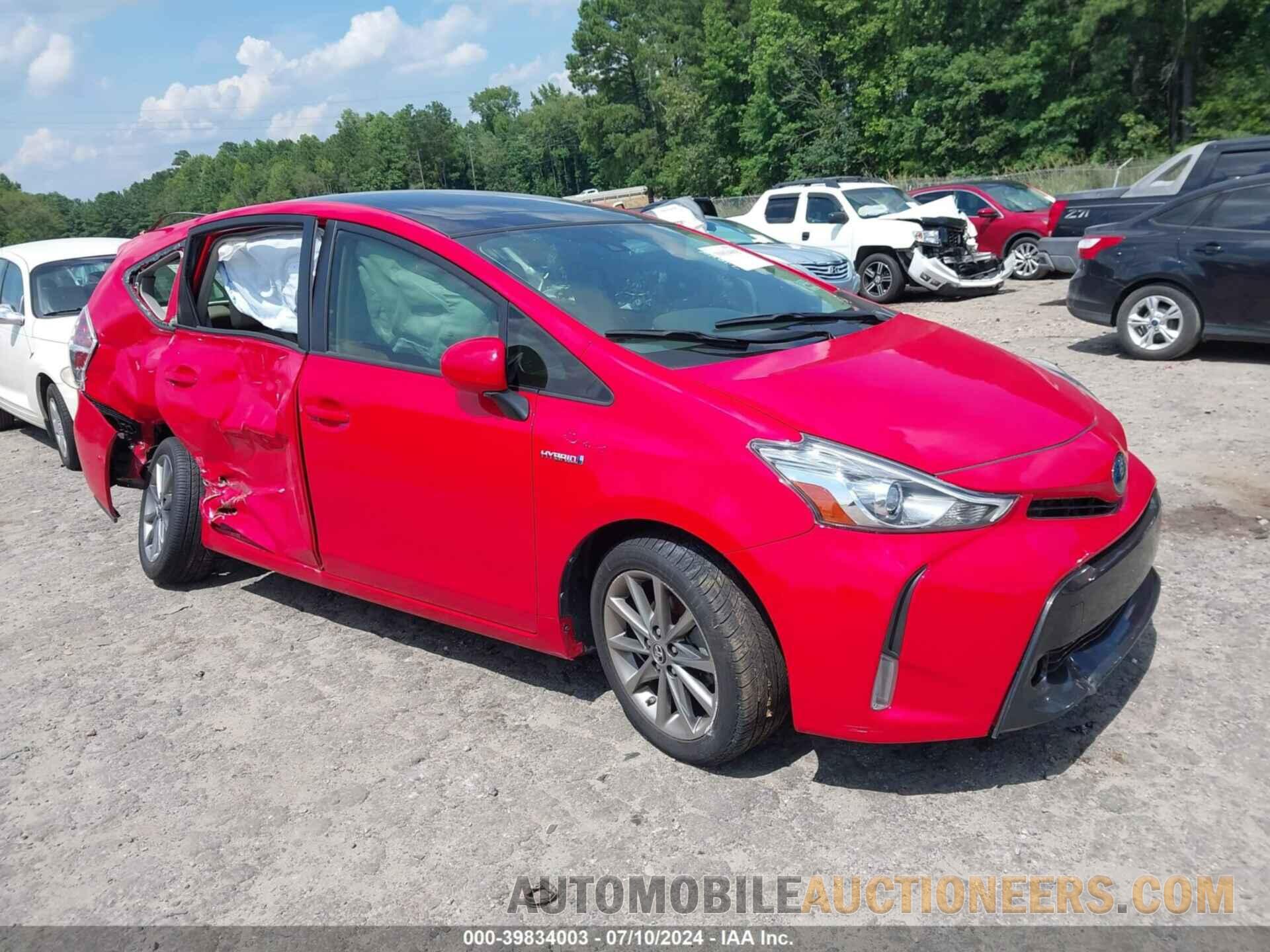 JTDZN3EU9FJ017730 TOYOTA PRIUS V 2015