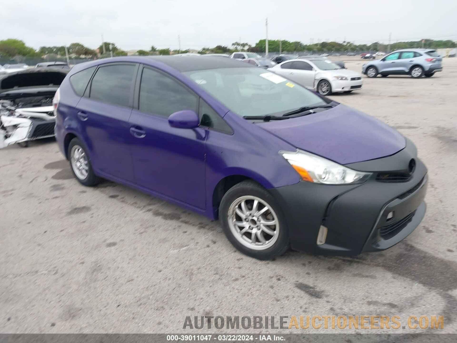 JTDZN3EU9FJ022541 TOYOTA PRIUS V 2015