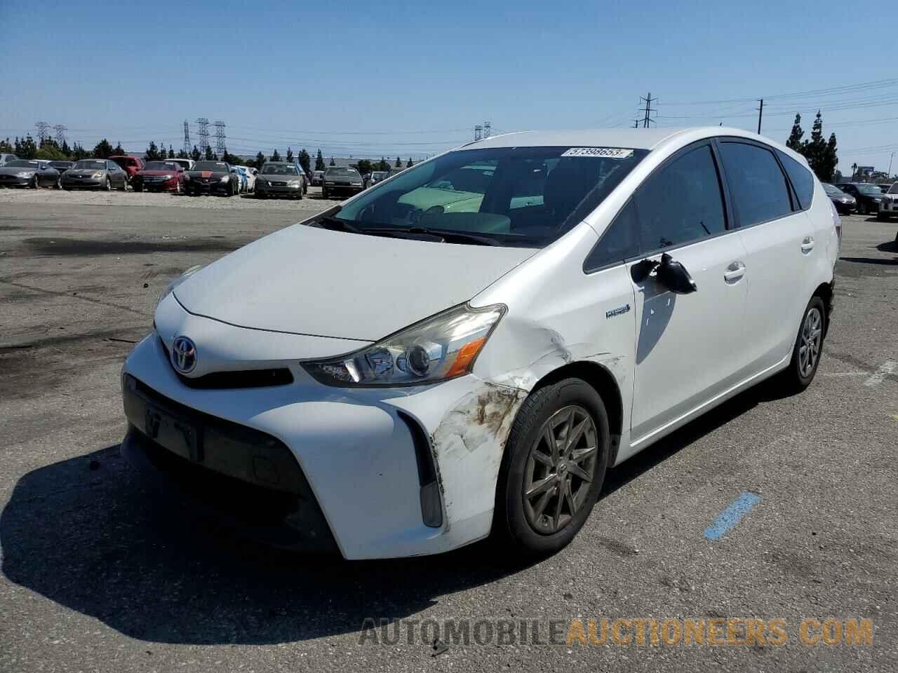 JTDZN3EU9FJ022622 TOYOTA PRIUS 2015