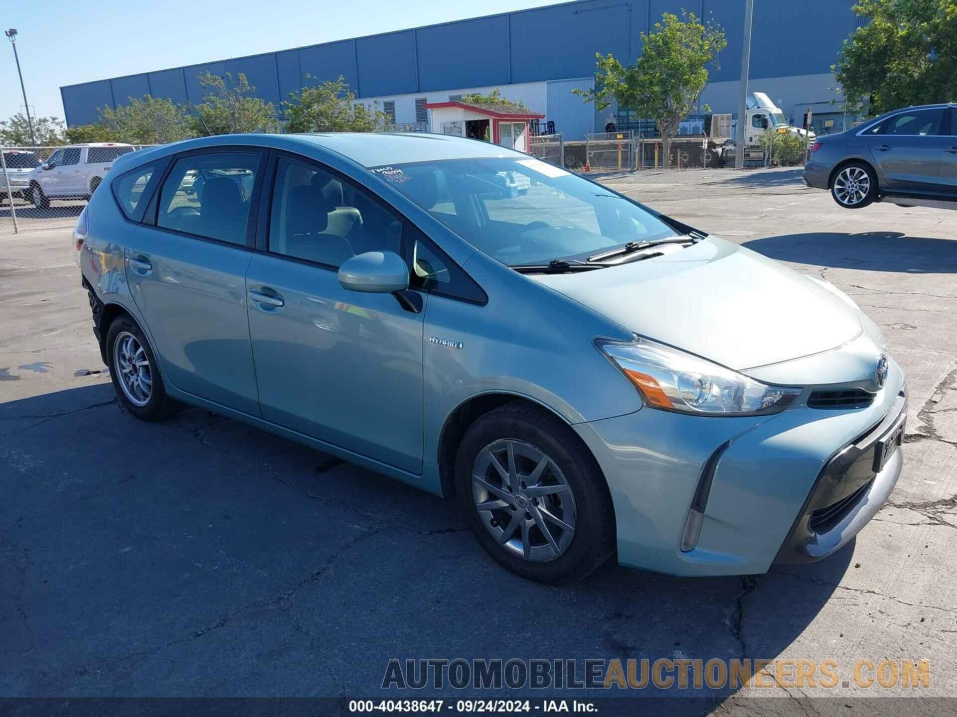 JTDZN3EU9GJ047165 TOYOTA PRIUS V 2016