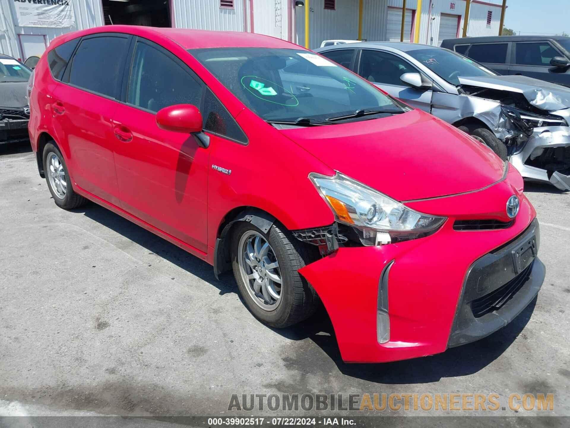 JTDZN3EU9GJ054357 TOYOTA PRIUS V 2016