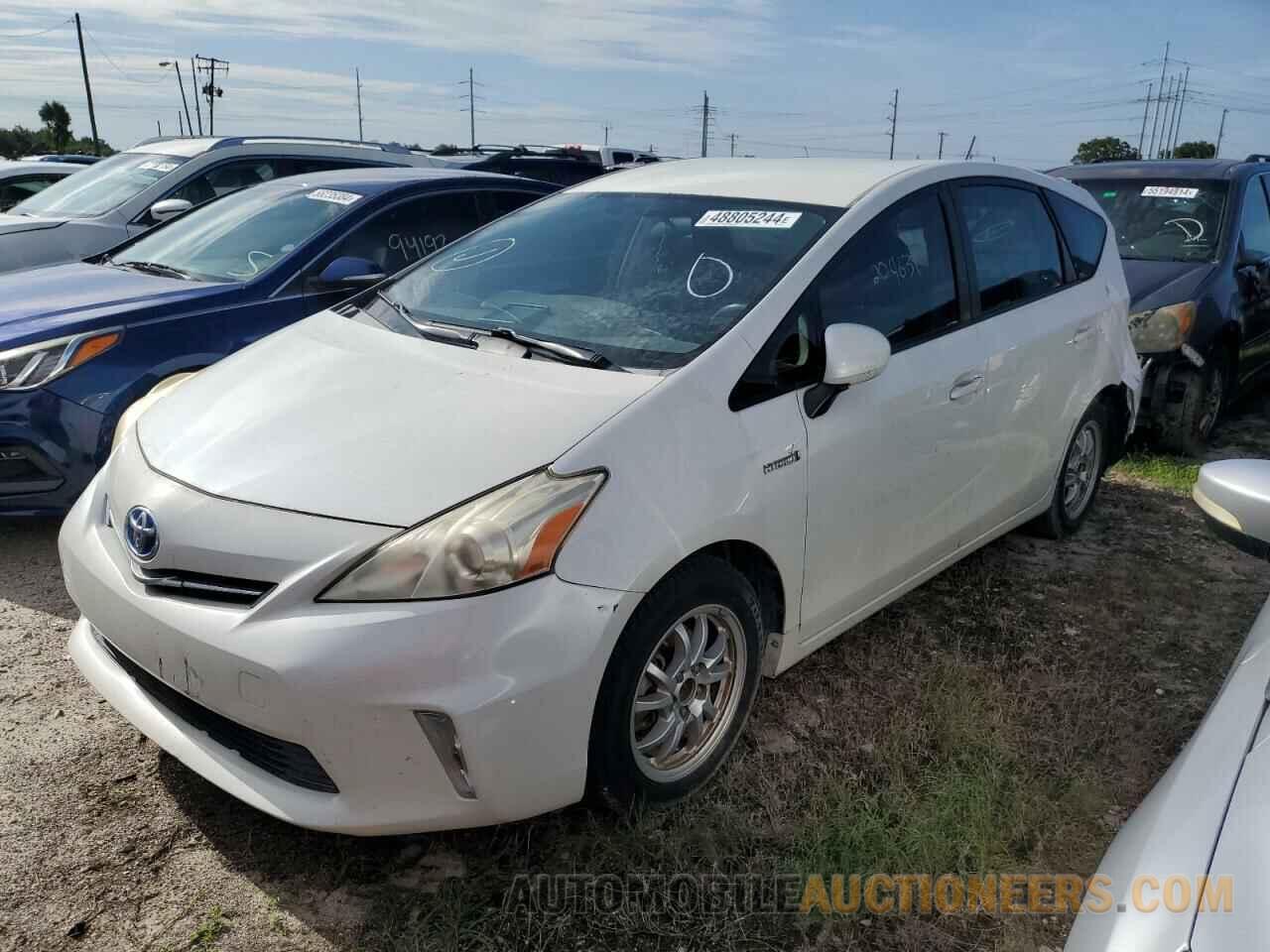 JTDZN3EUXC3059906 TOYOTA PRIUS 2012