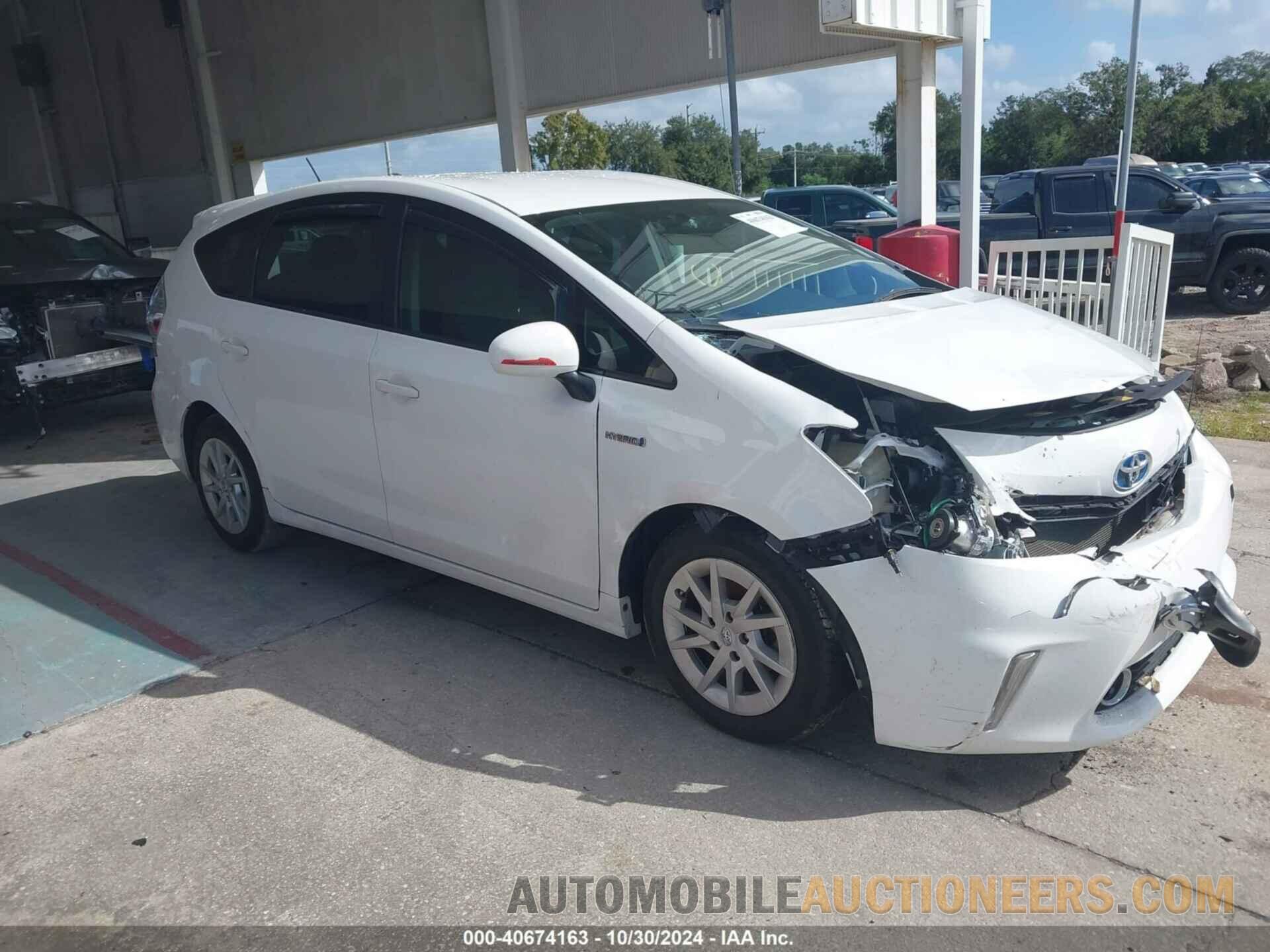 JTDZN3EUXC3130781 TOYOTA PRIUS V 2012