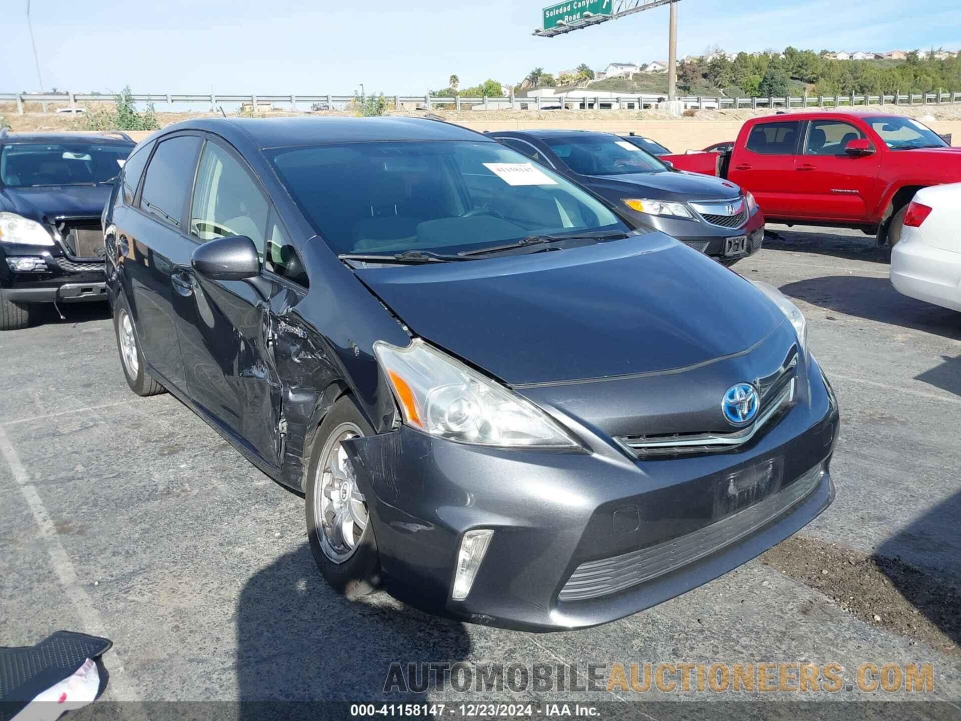 JTDZN3EUXC3141103 TOYOTA PRIUS V 2012